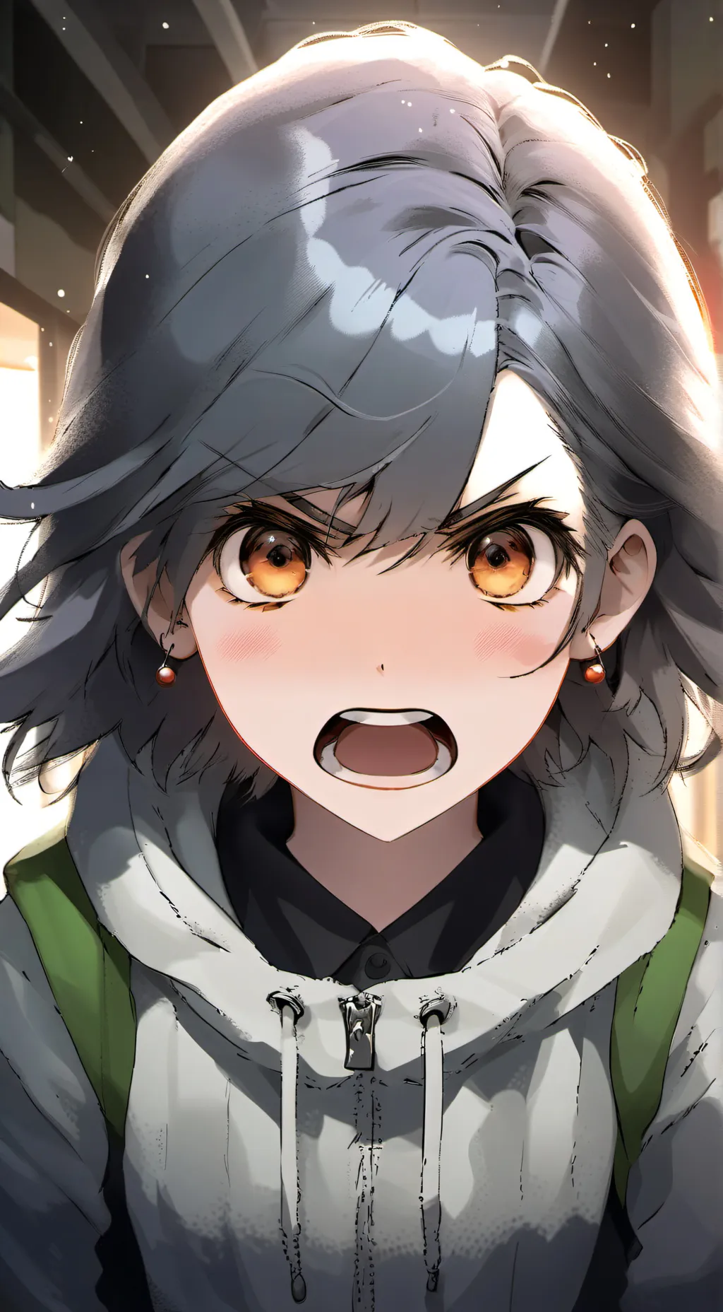 ai character: Hailey  background