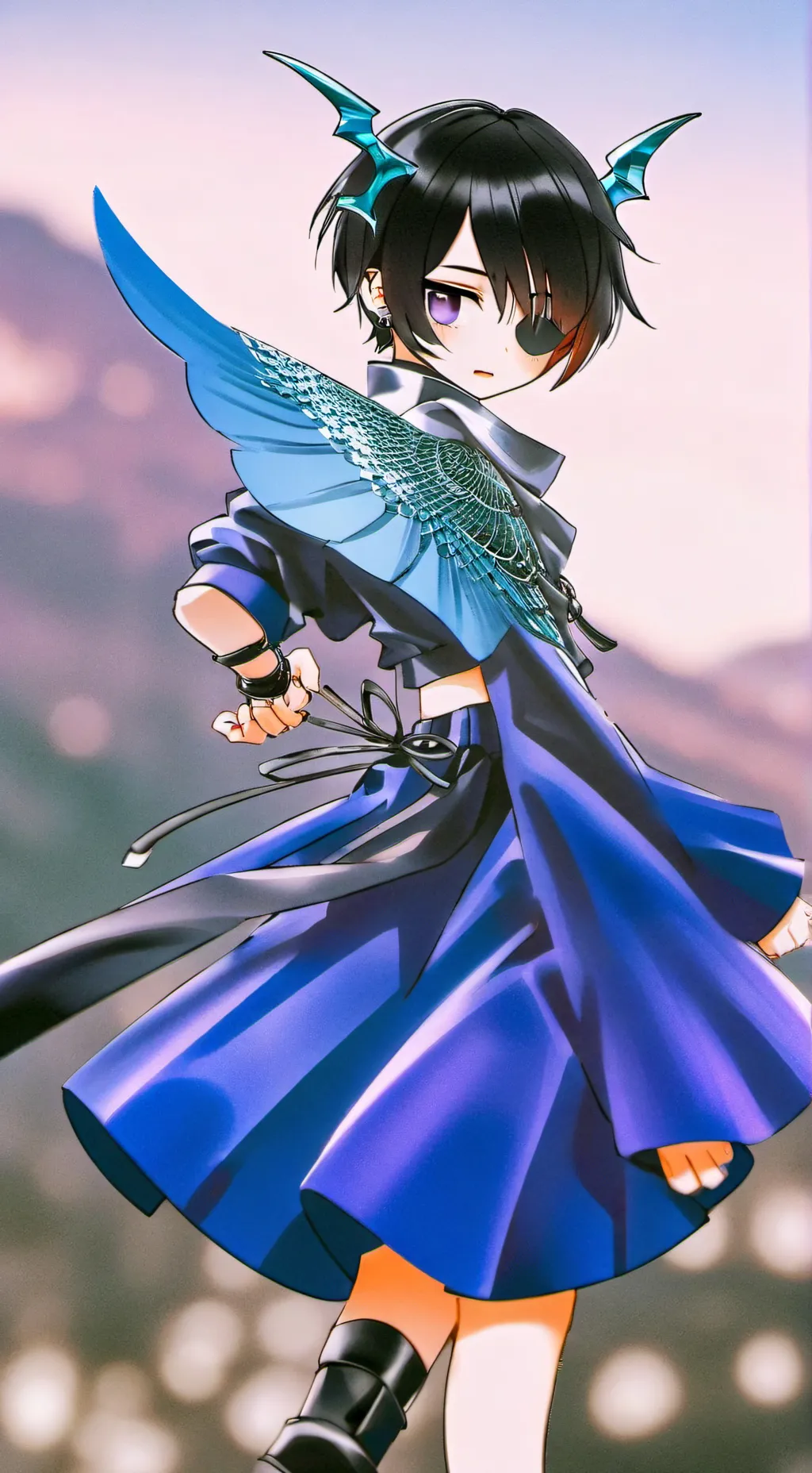 ai character: Maki background