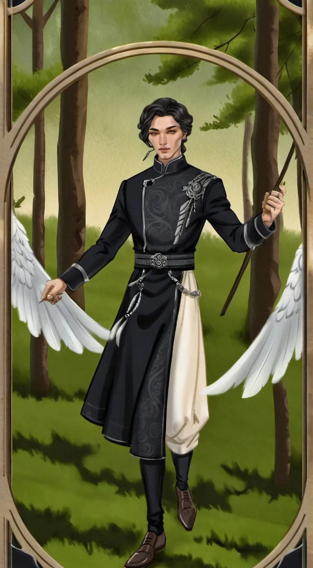 ai character: The Black Family  background