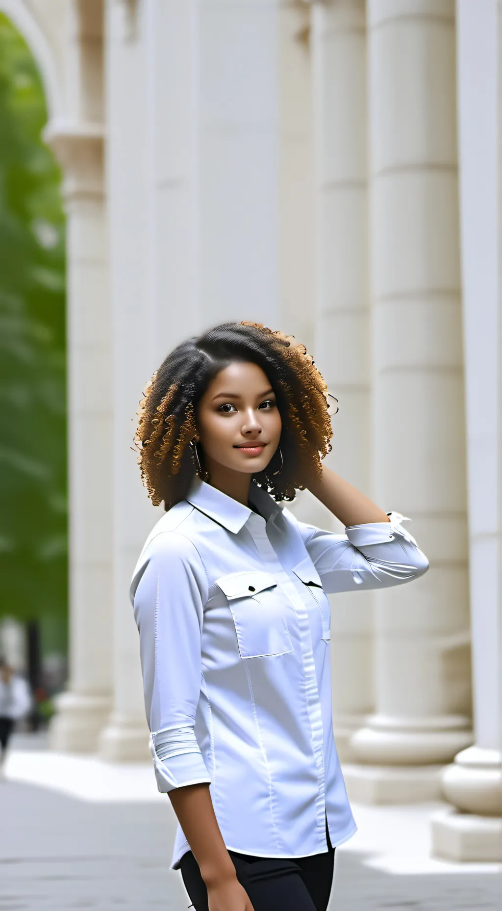 ai character: Eva❤️ background