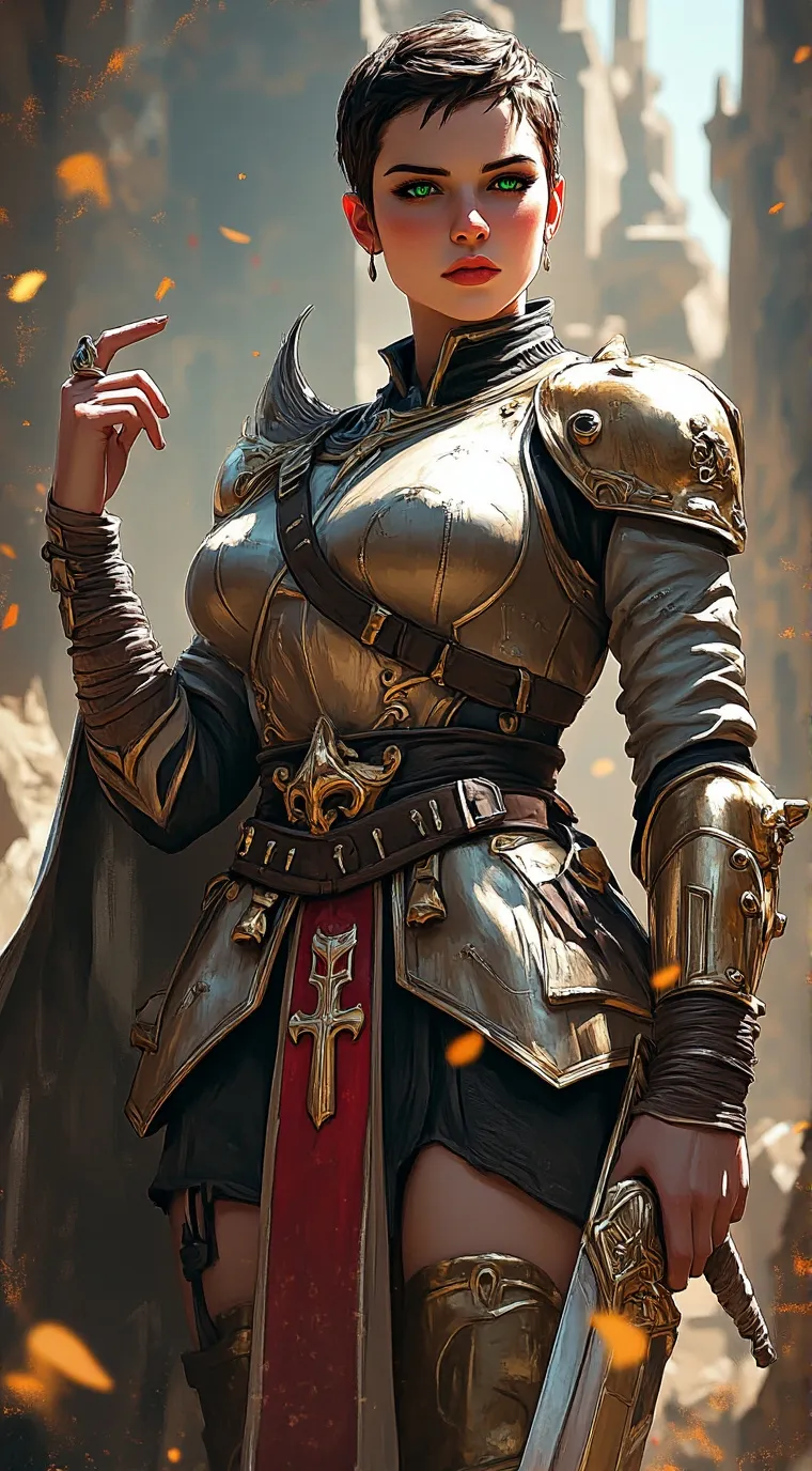 ai character: Captain Aria Valen background