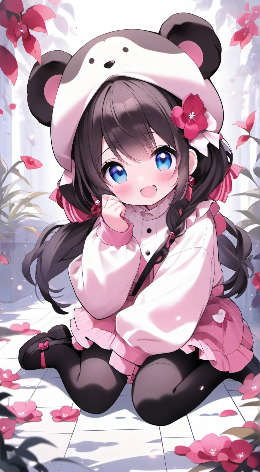 ai character: Émilie  background