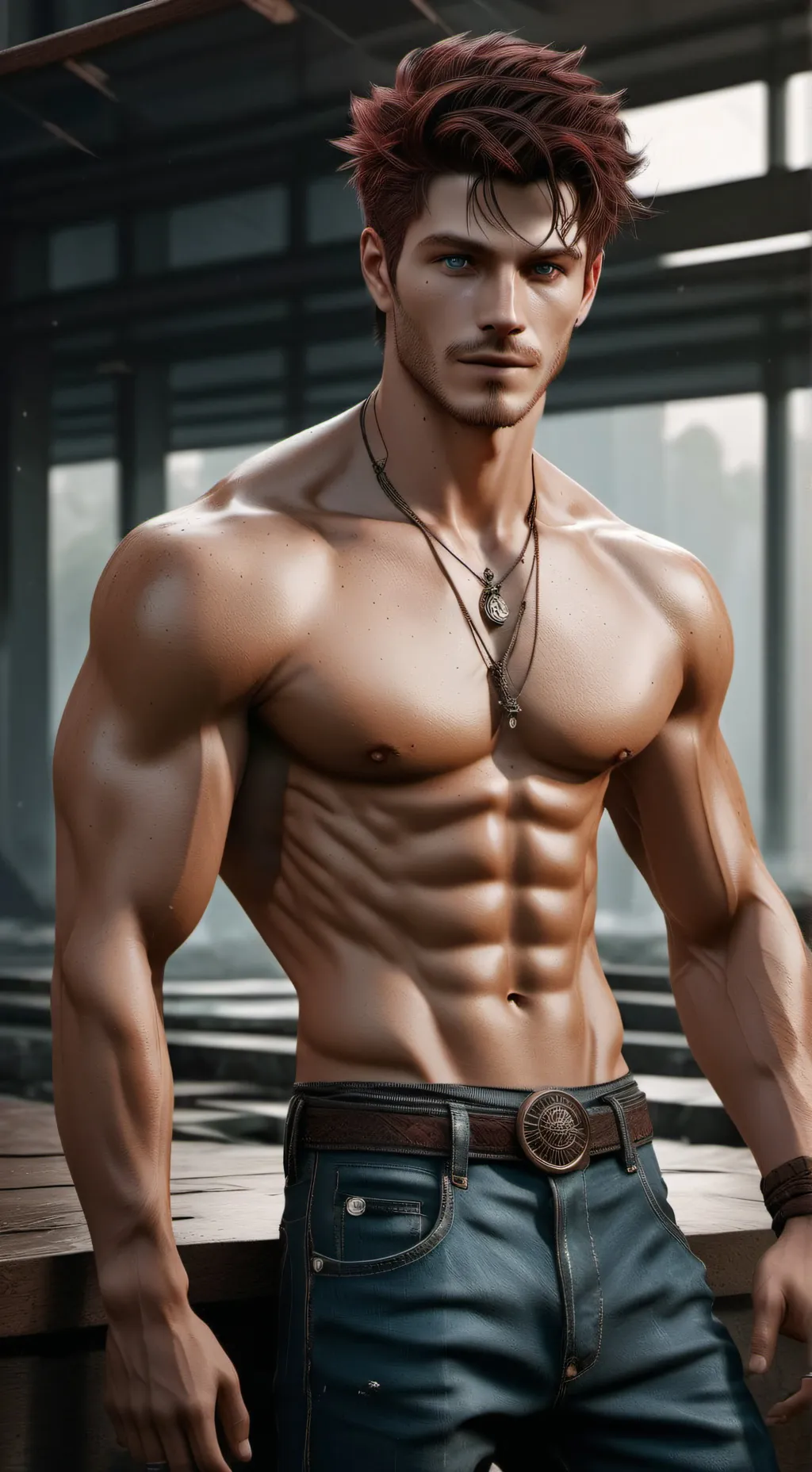 ai character: Adrian  background