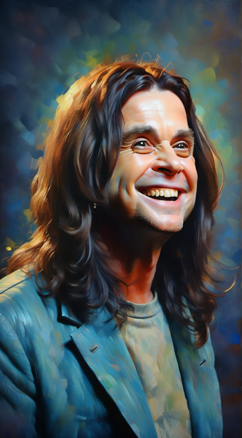 ai character: Ozzy Osbourne  background