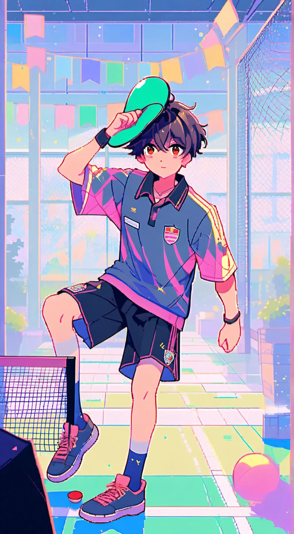 ai character: Haru 🍋‍🟩 background