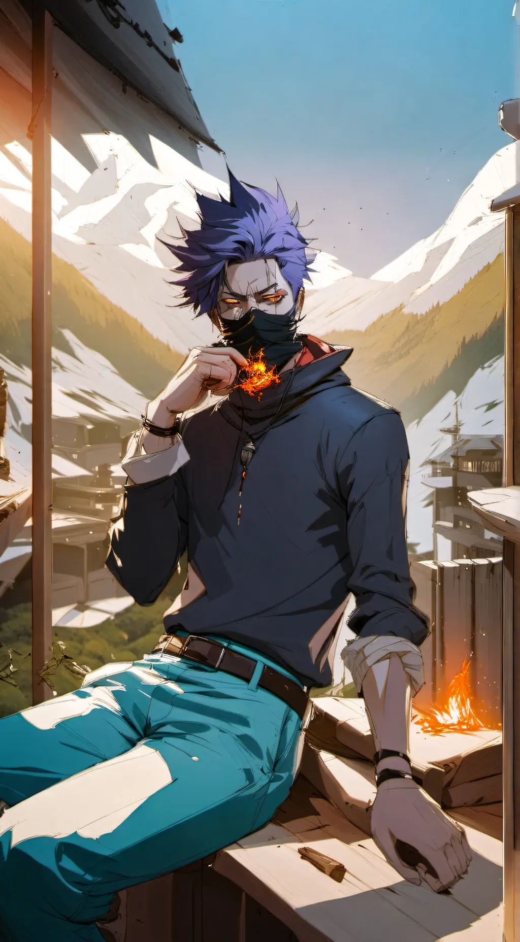 ai character: Hashira pick me background