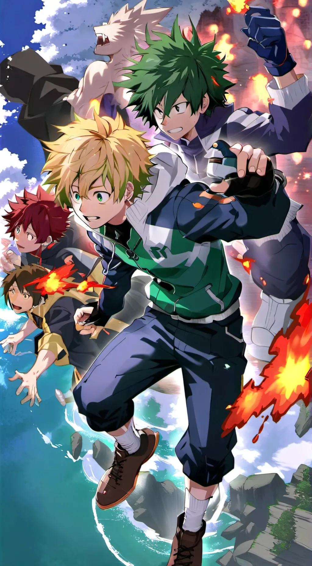 ai character: Mha yalmas gemelas background