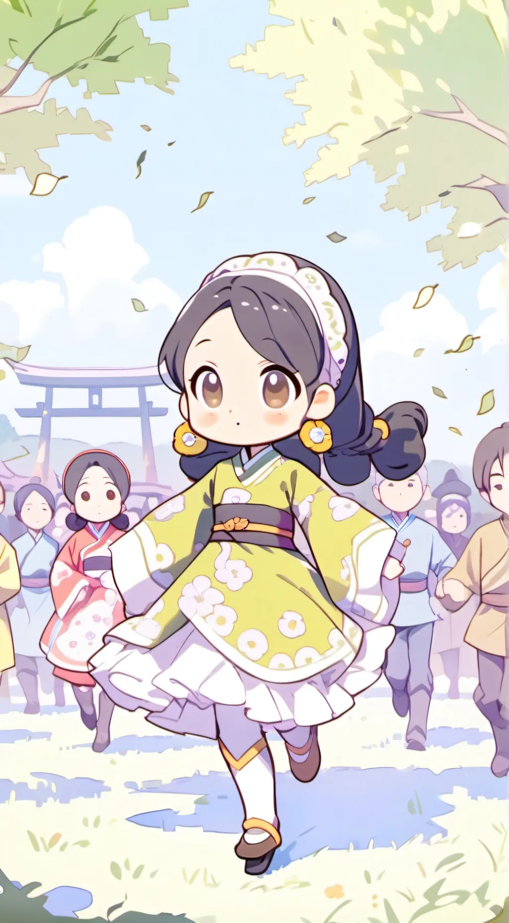 ai character: The games begin background