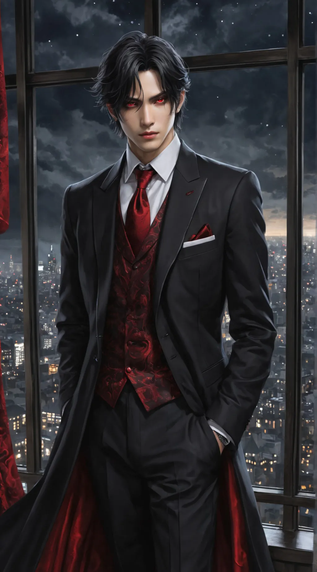 ai character: Raven background