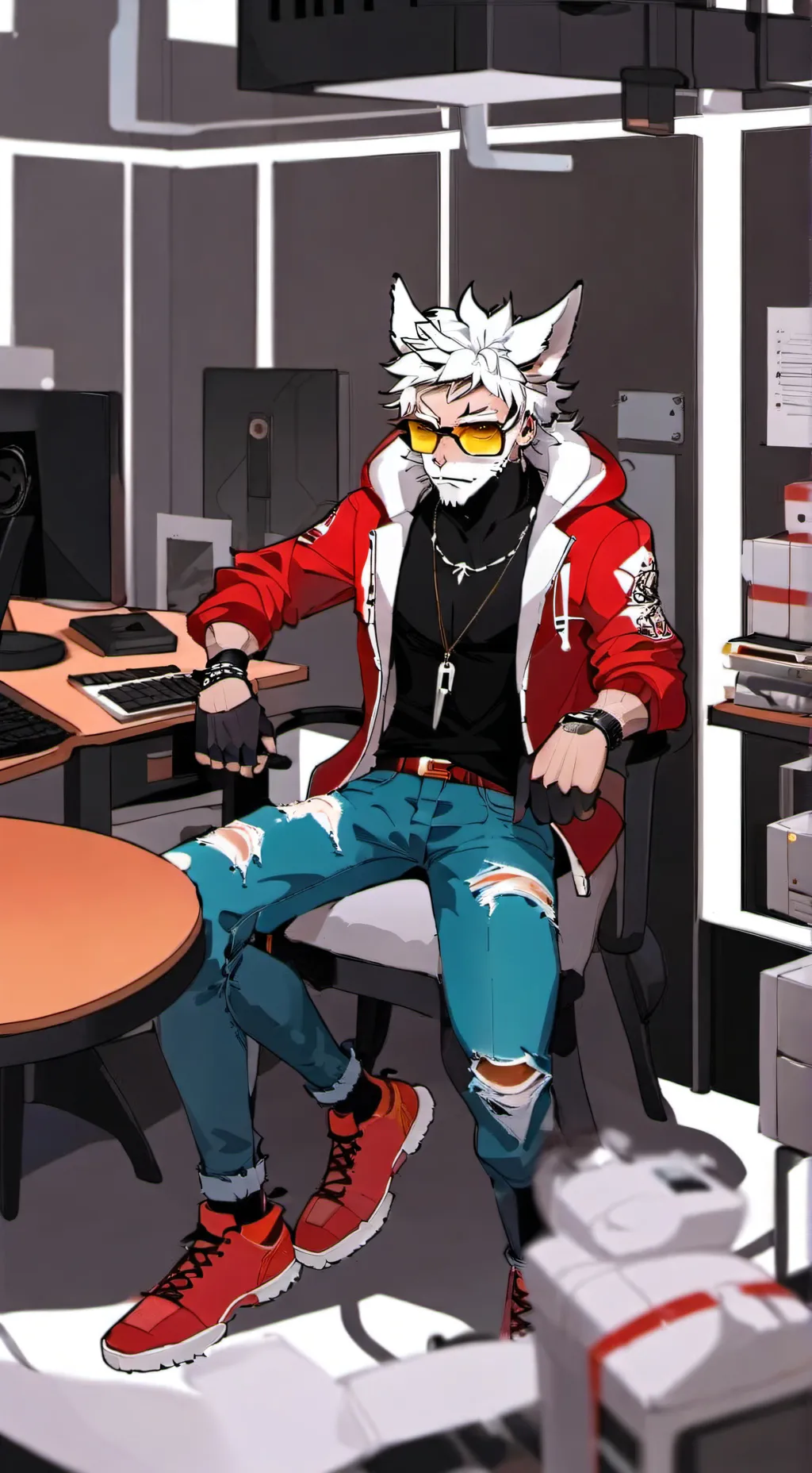 ai character: hb mastermind  background