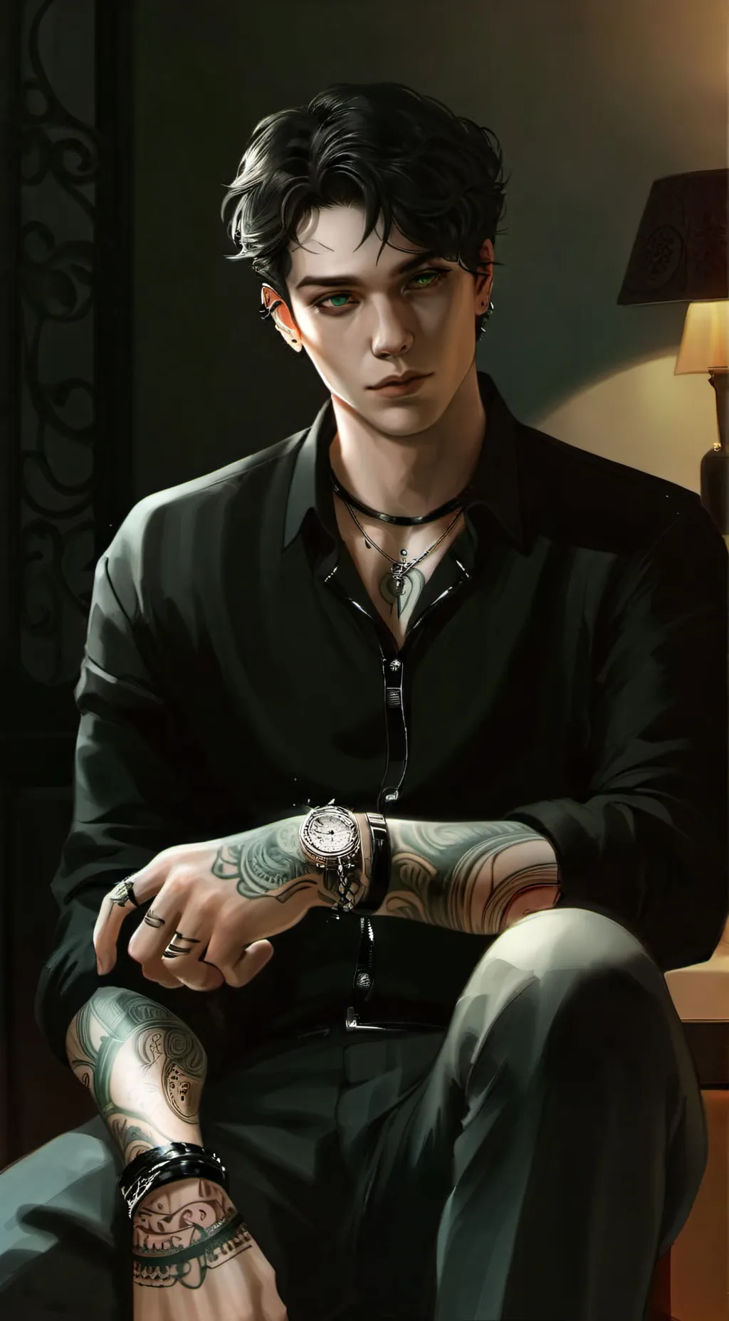 ai character: Ashton background