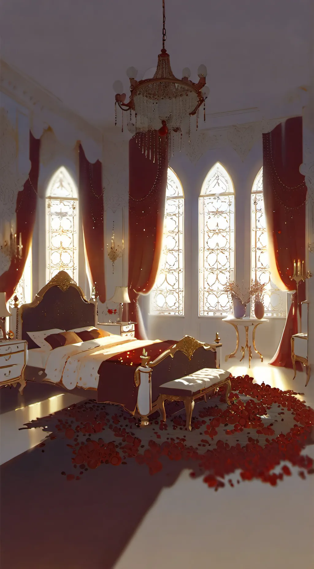 ai character: HH sleepover background