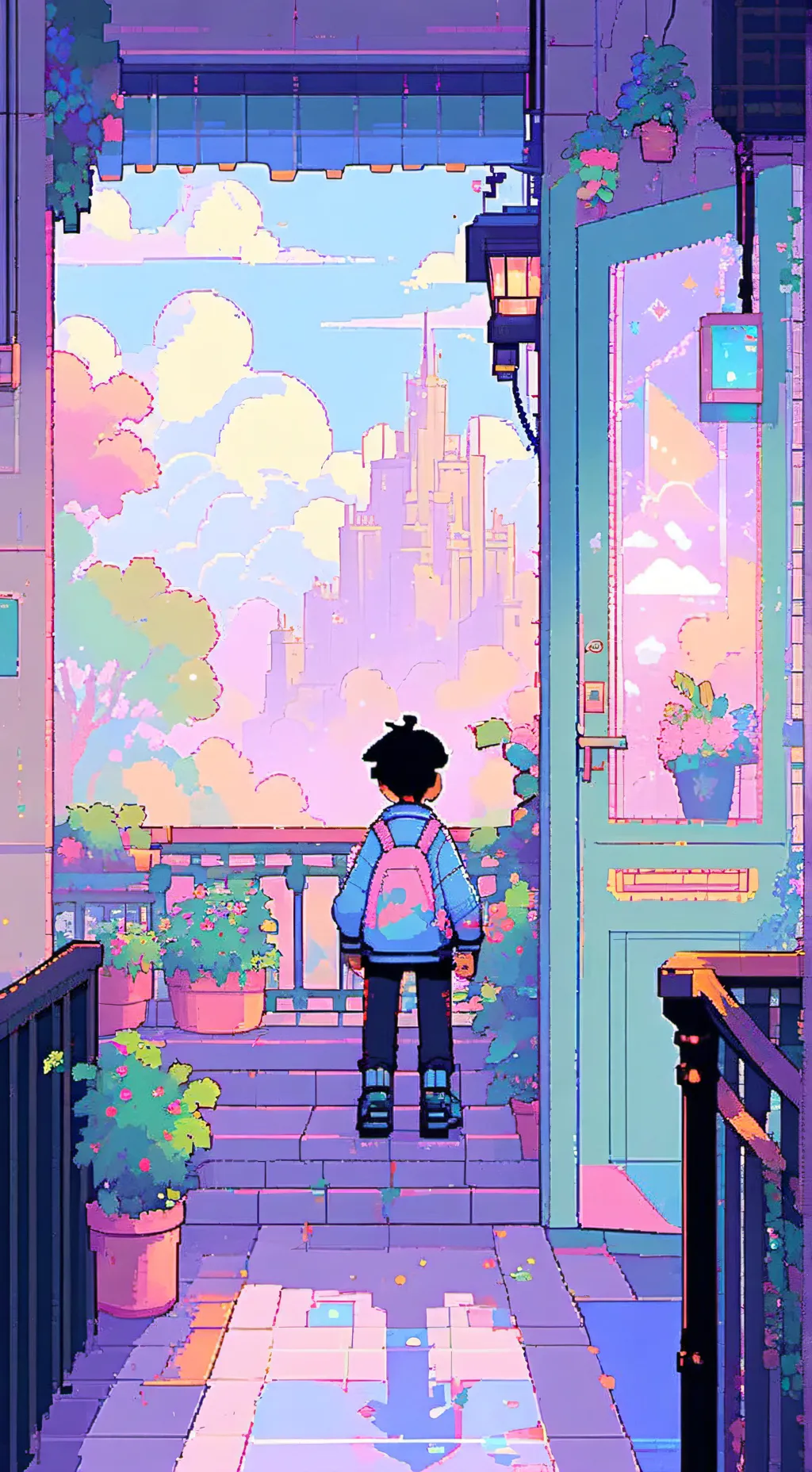 ai character: Dandy  background