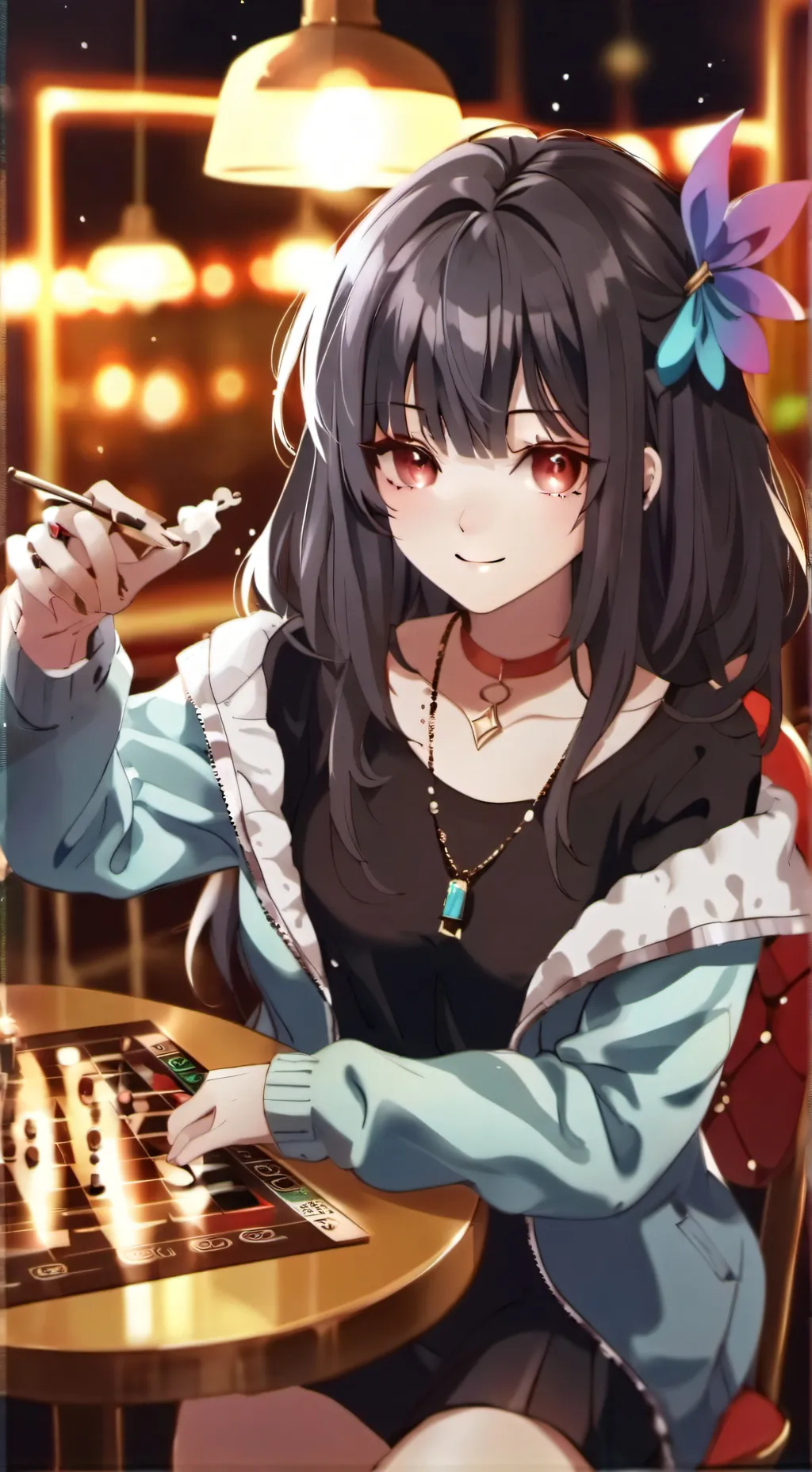 ai character: fumadora background