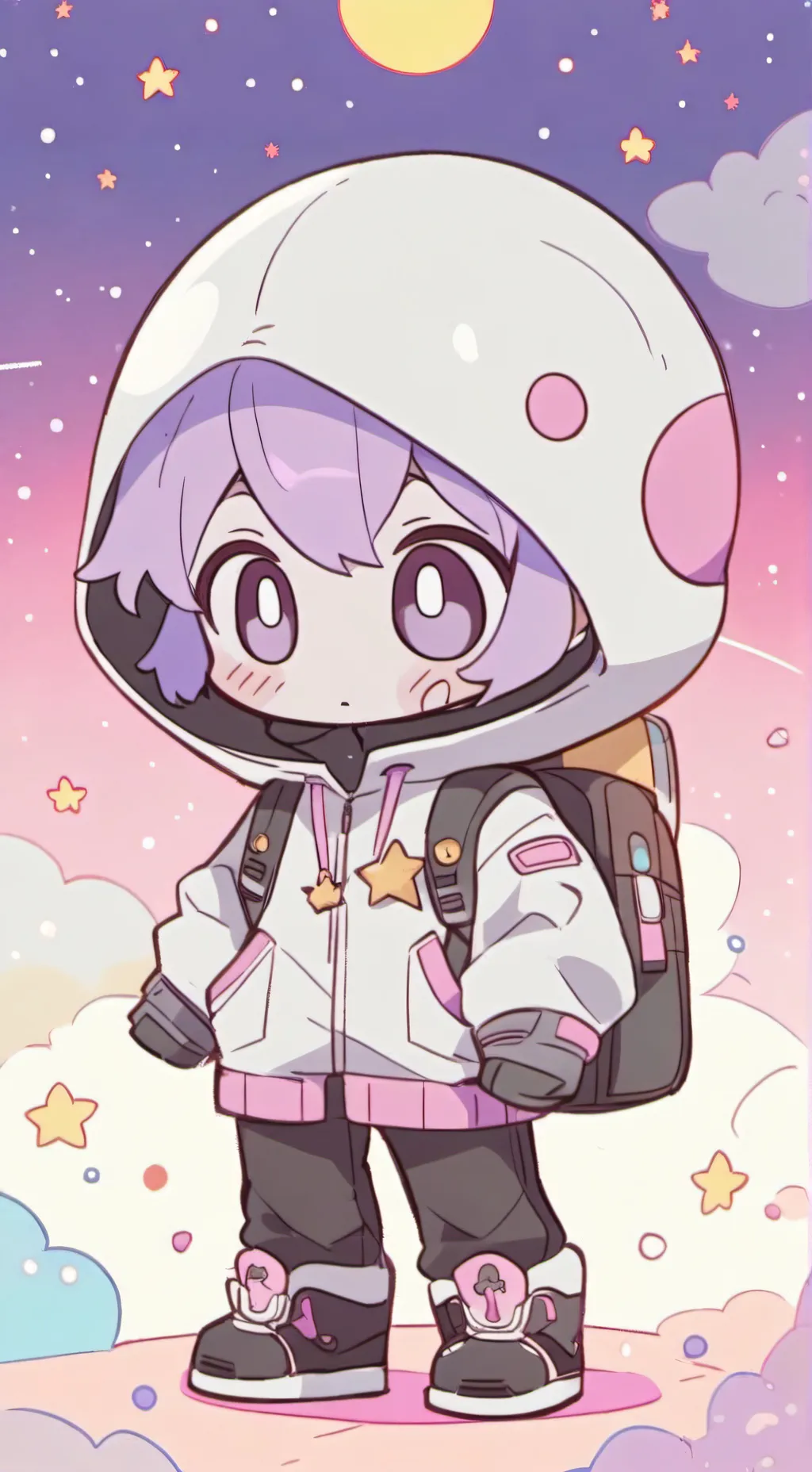 ai character: astro background