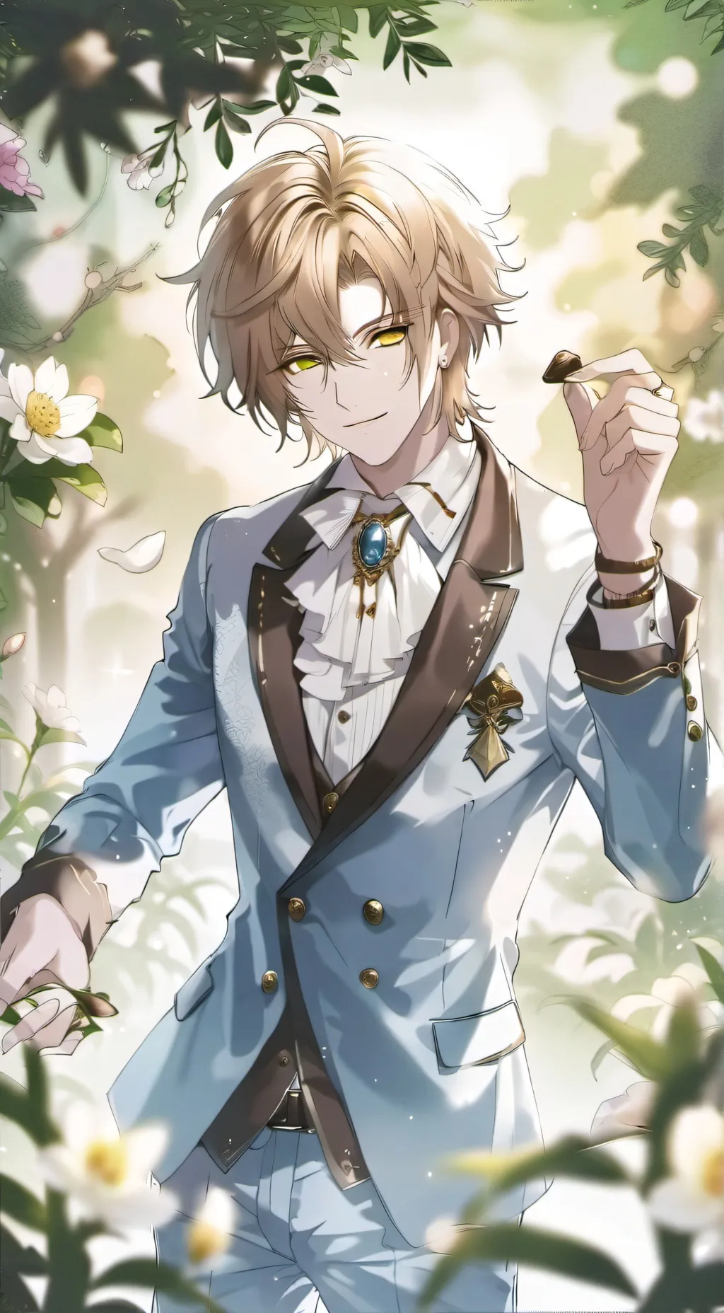 ai character: Principe Mark background