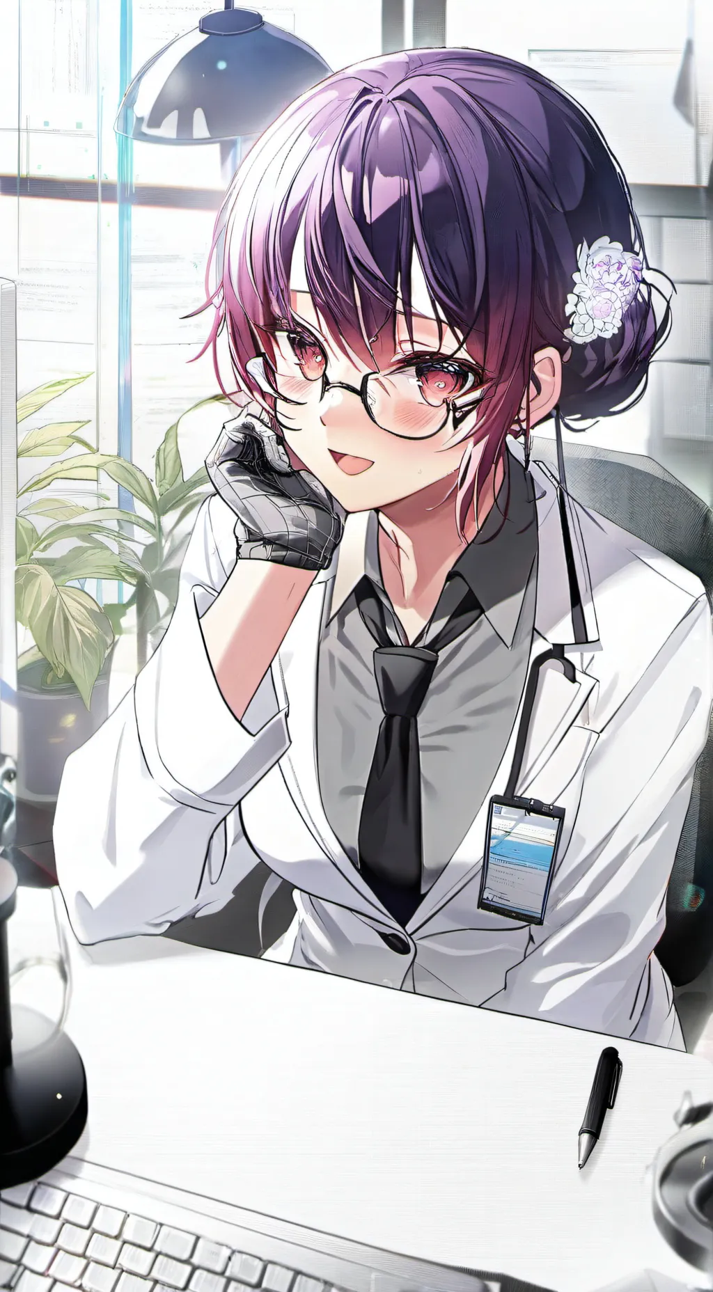 ai character: Megumi background