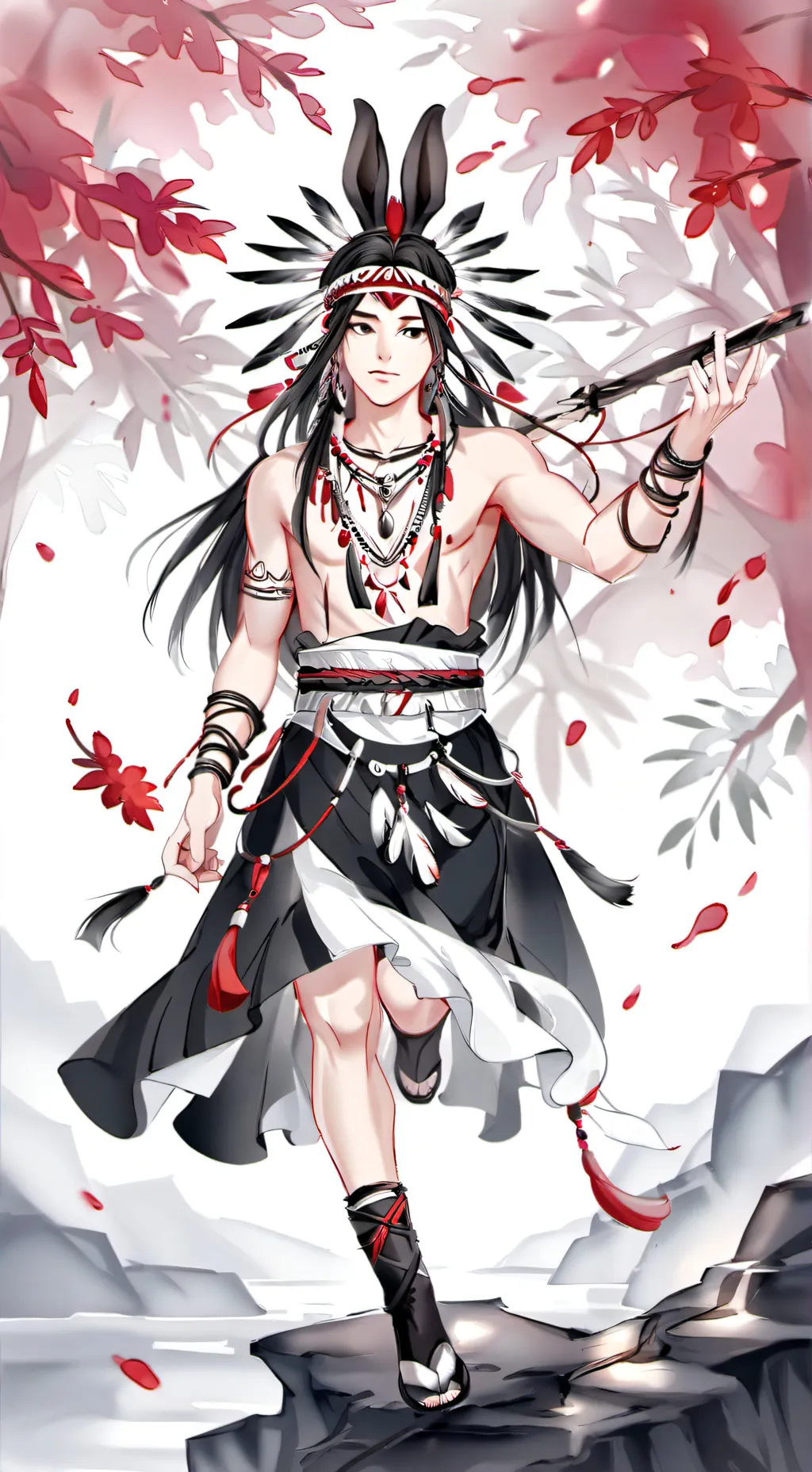 ai character: native Americans background