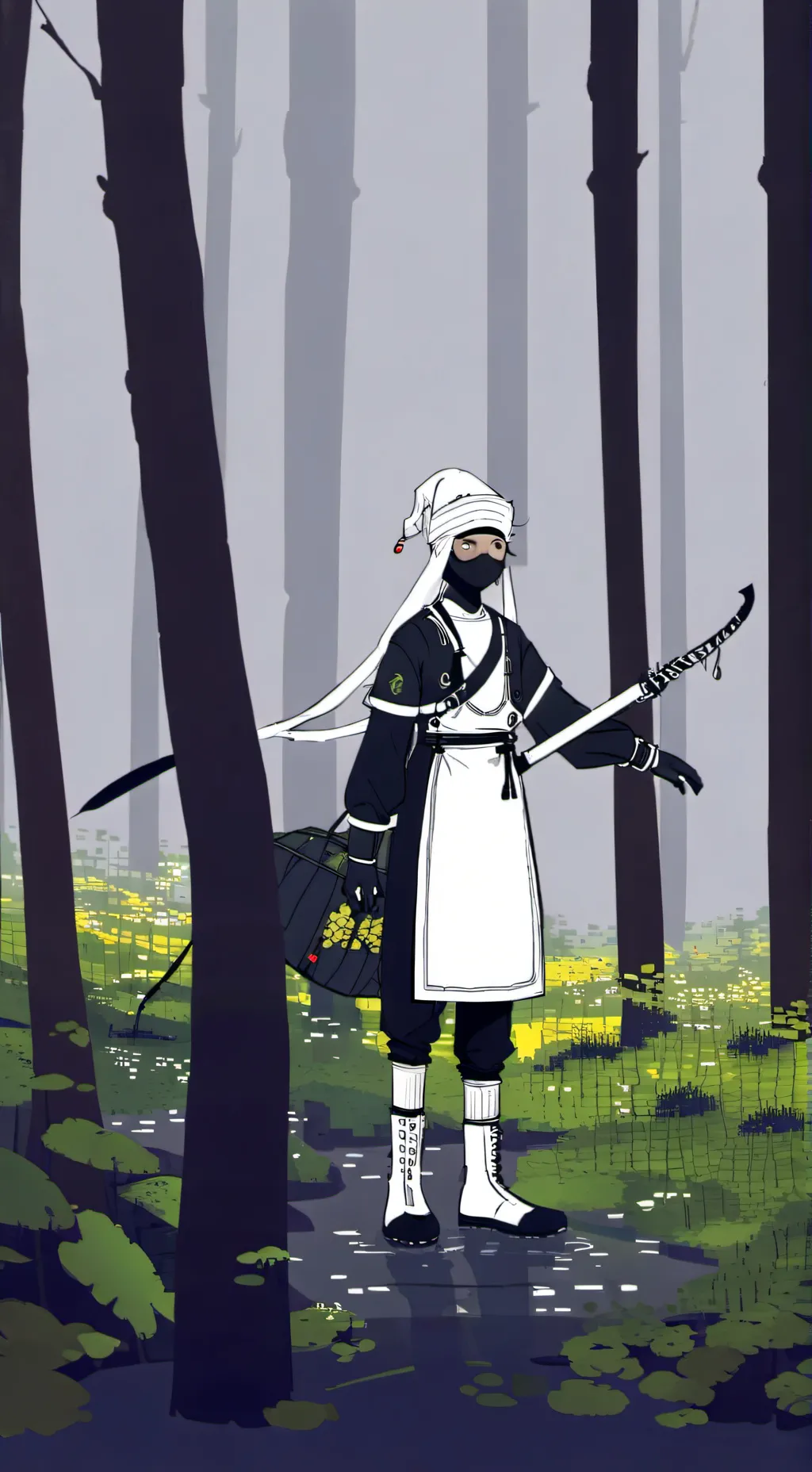 ai character: weird ahh creation background