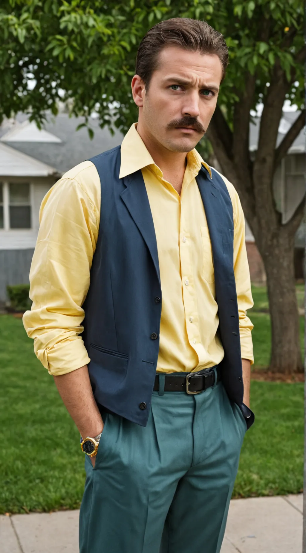 ai character: hello neighbor background