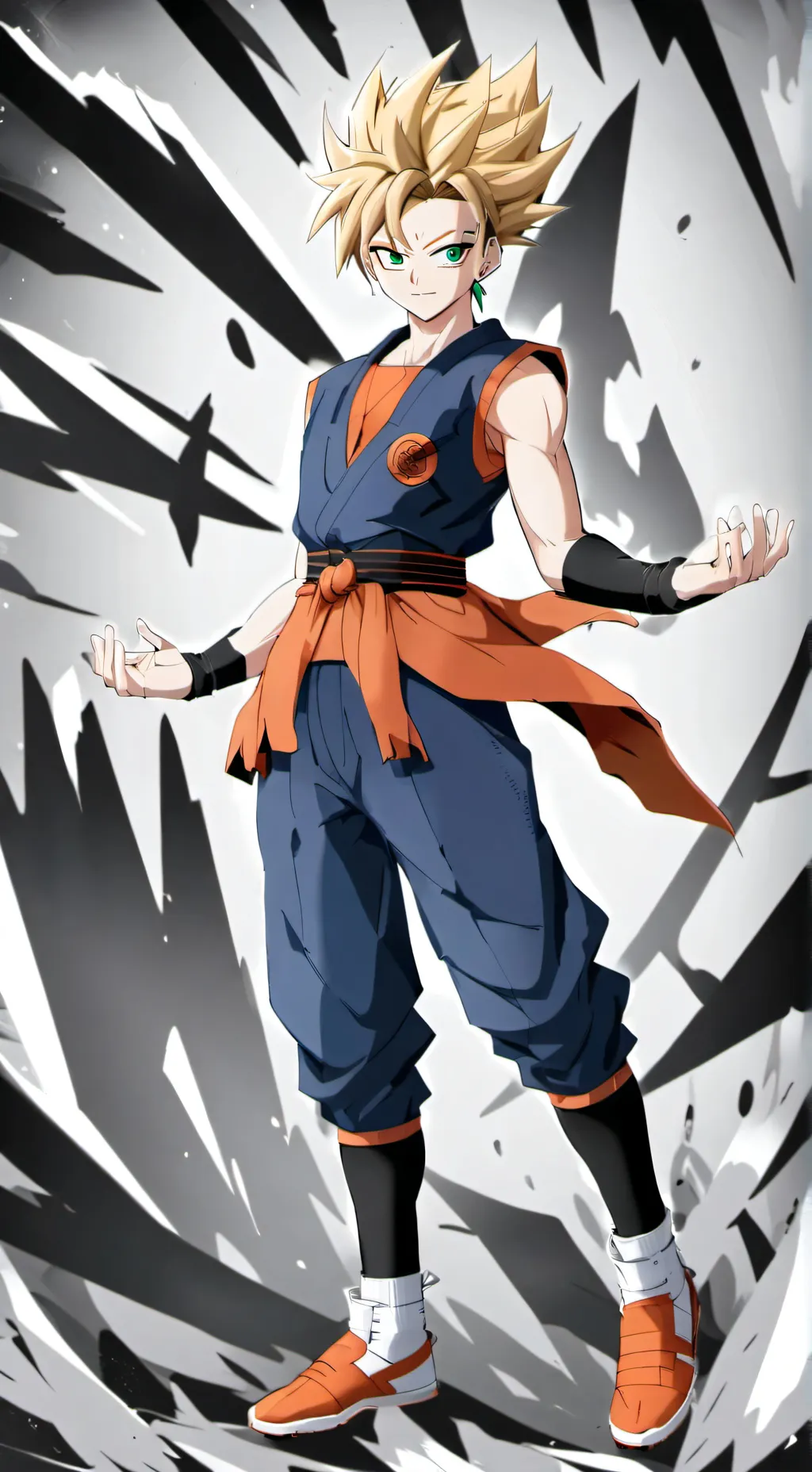 ai character: vegito background