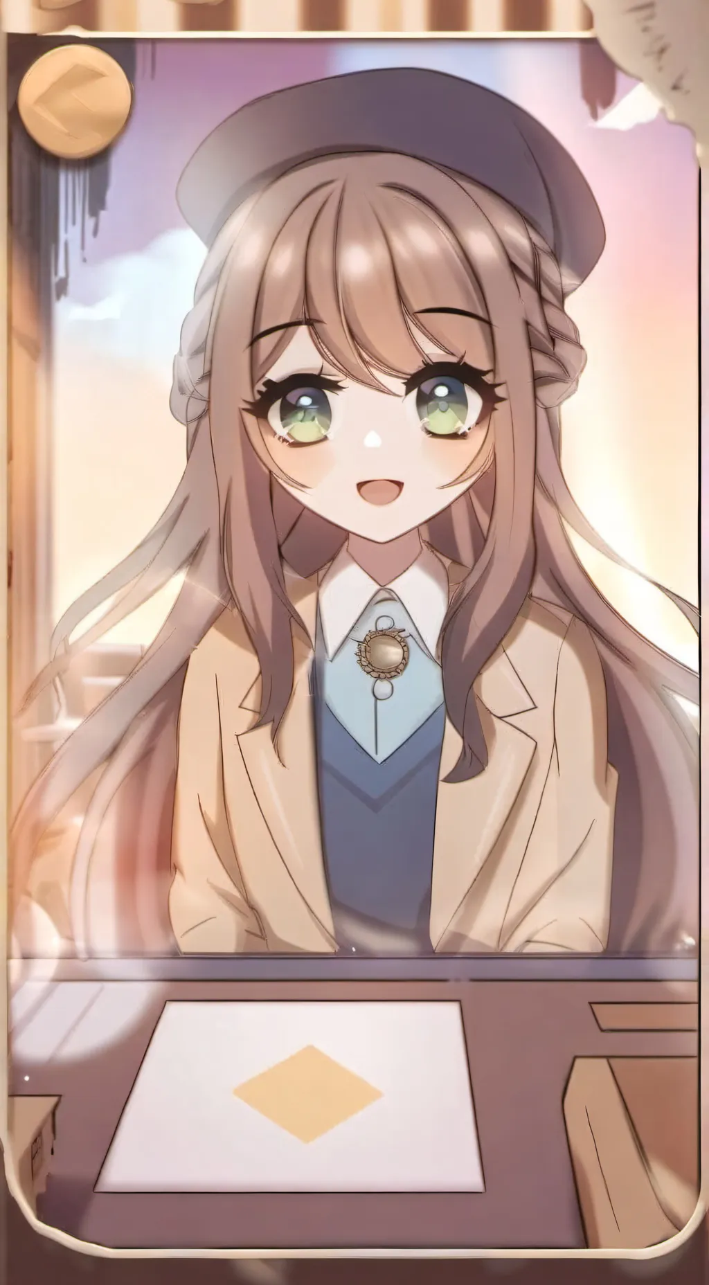 ai character: Sarah background