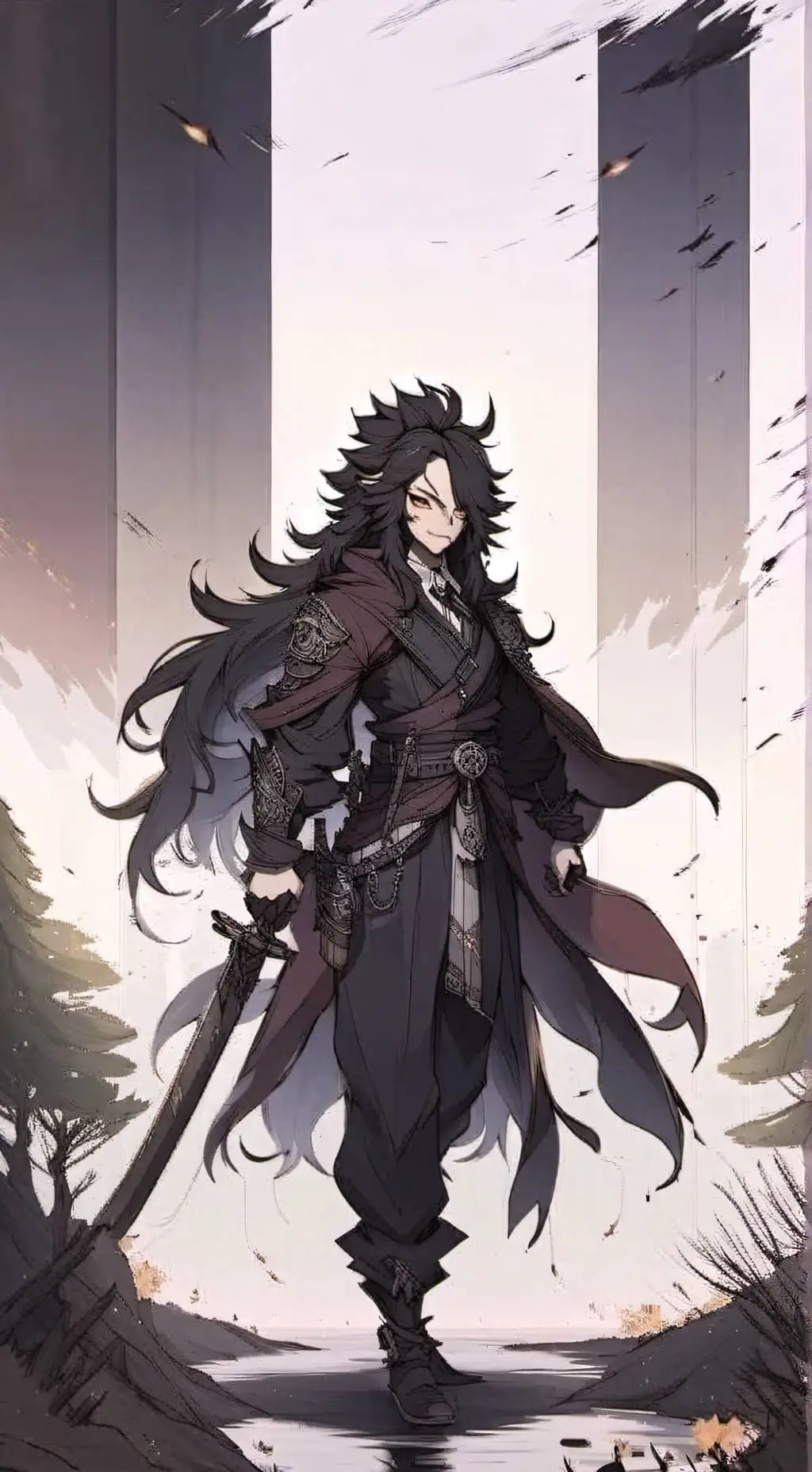 ai character: luna  background