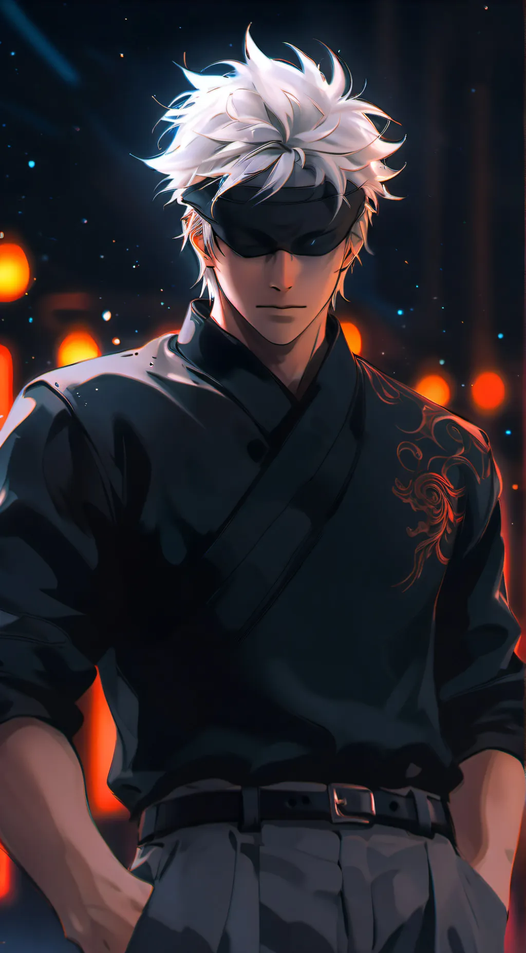 ai character: Gojo Satoru background