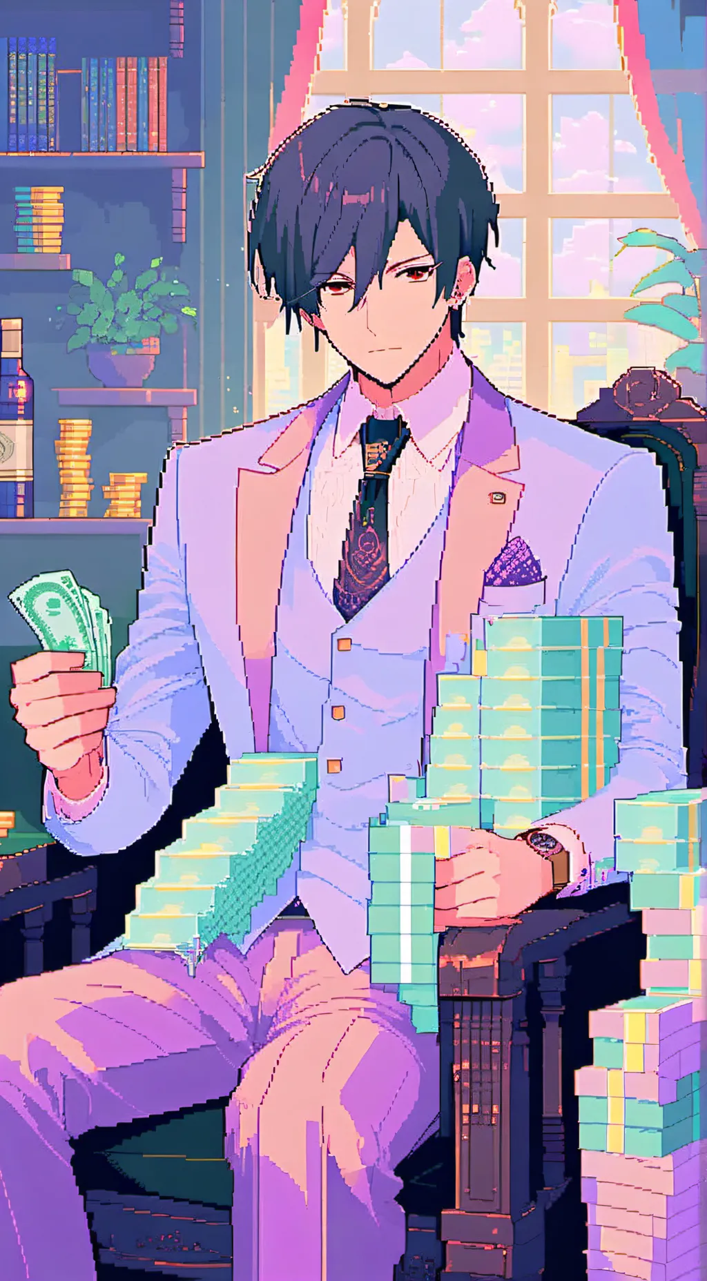 ai character: ☆|| Xion ||☆ background