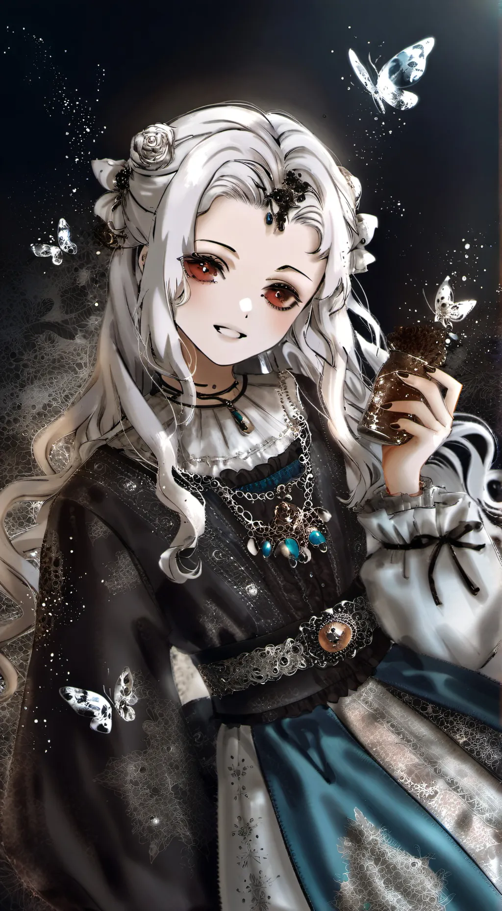 ai character: наркодевк background