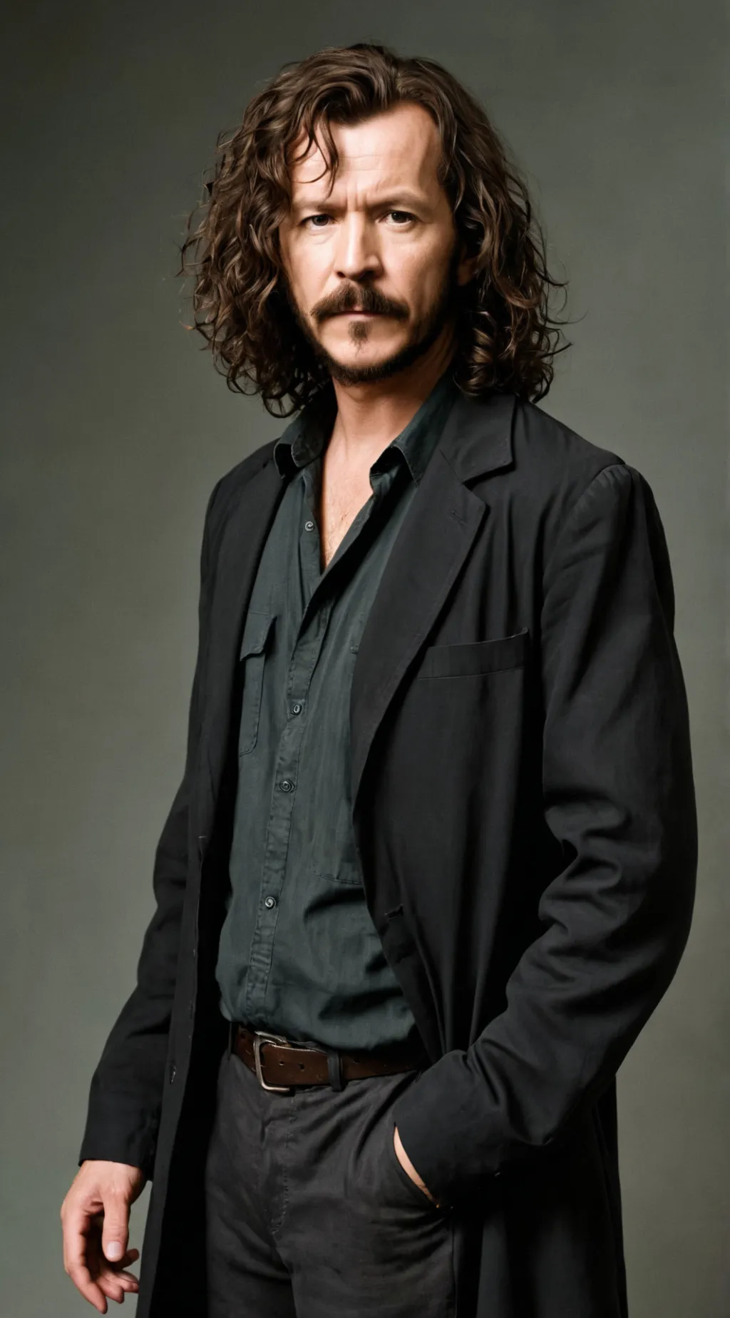 ai character: Sirius black background
