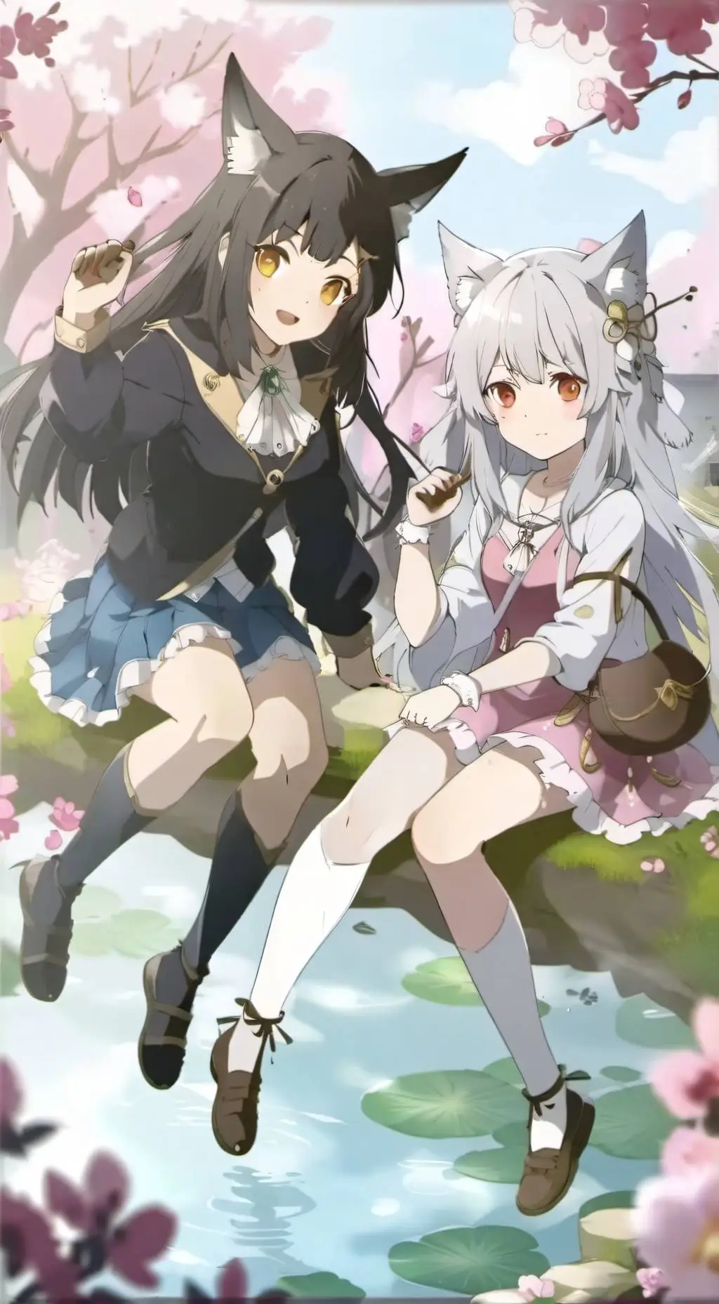 ai character: bella & ella background