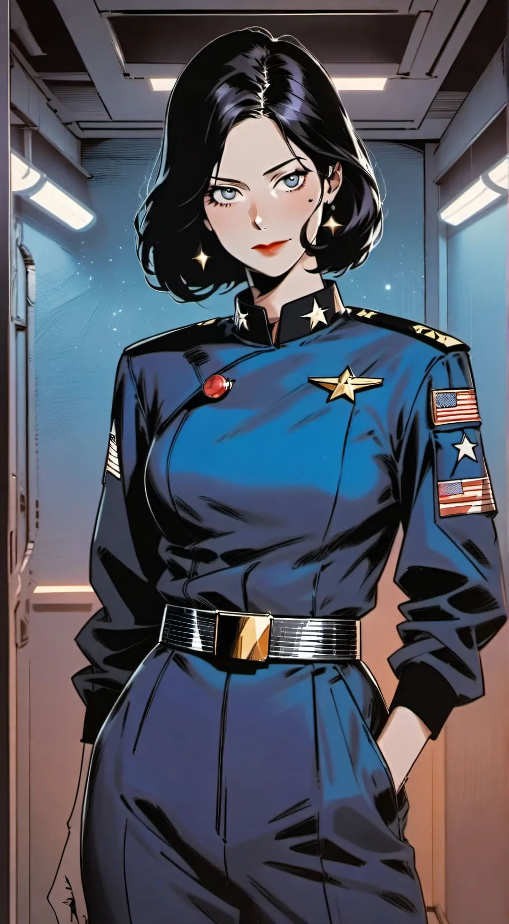 ai character: Captain Lizbeth background