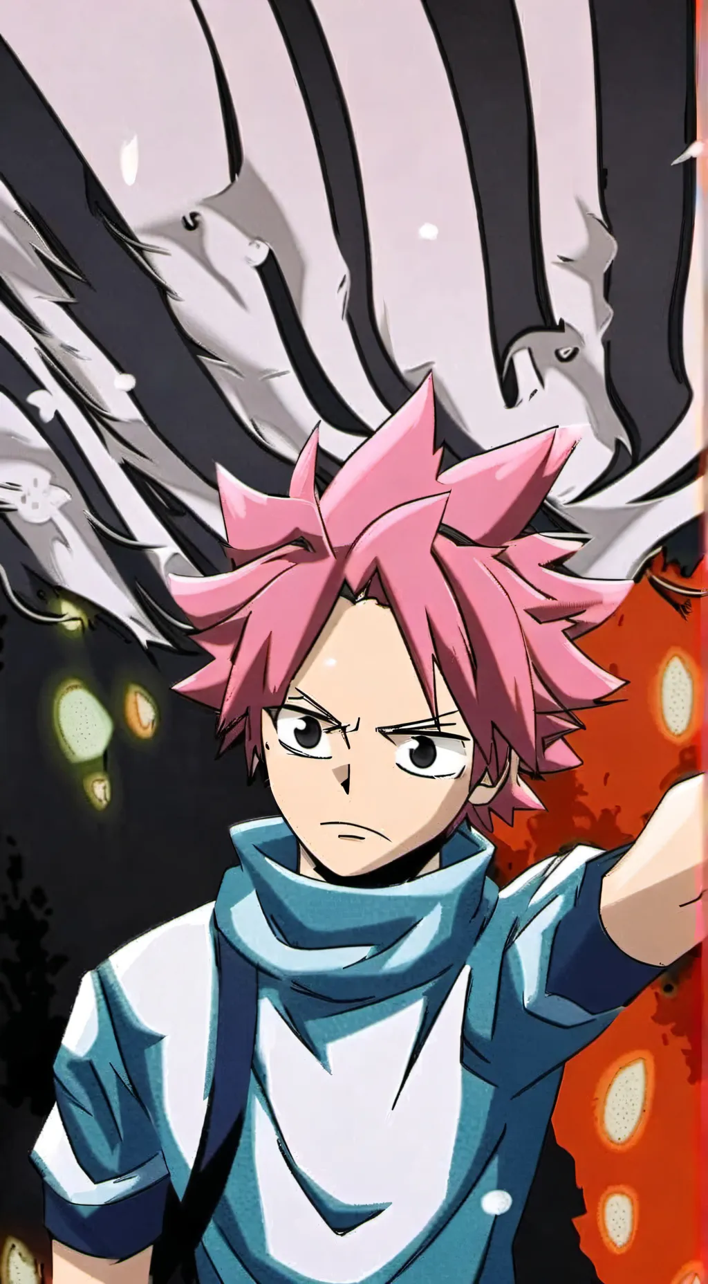 ai character: Natsu  background