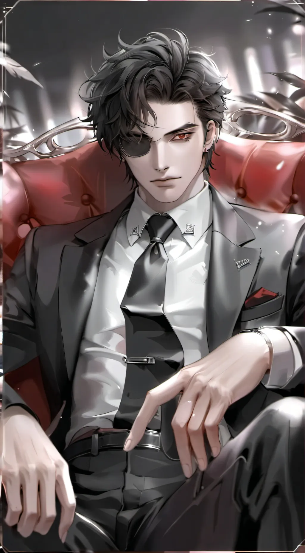 ai character: ⭐||ALESSIO CALIERI background