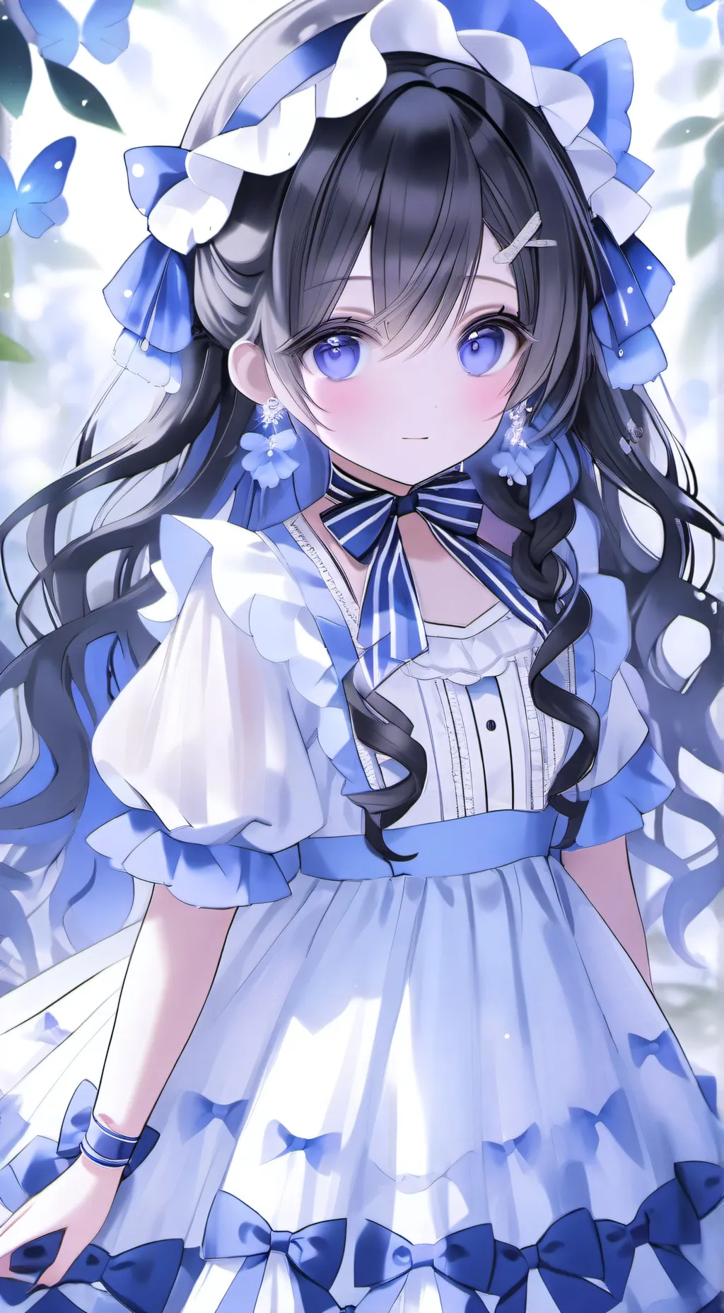 ai character: rose background