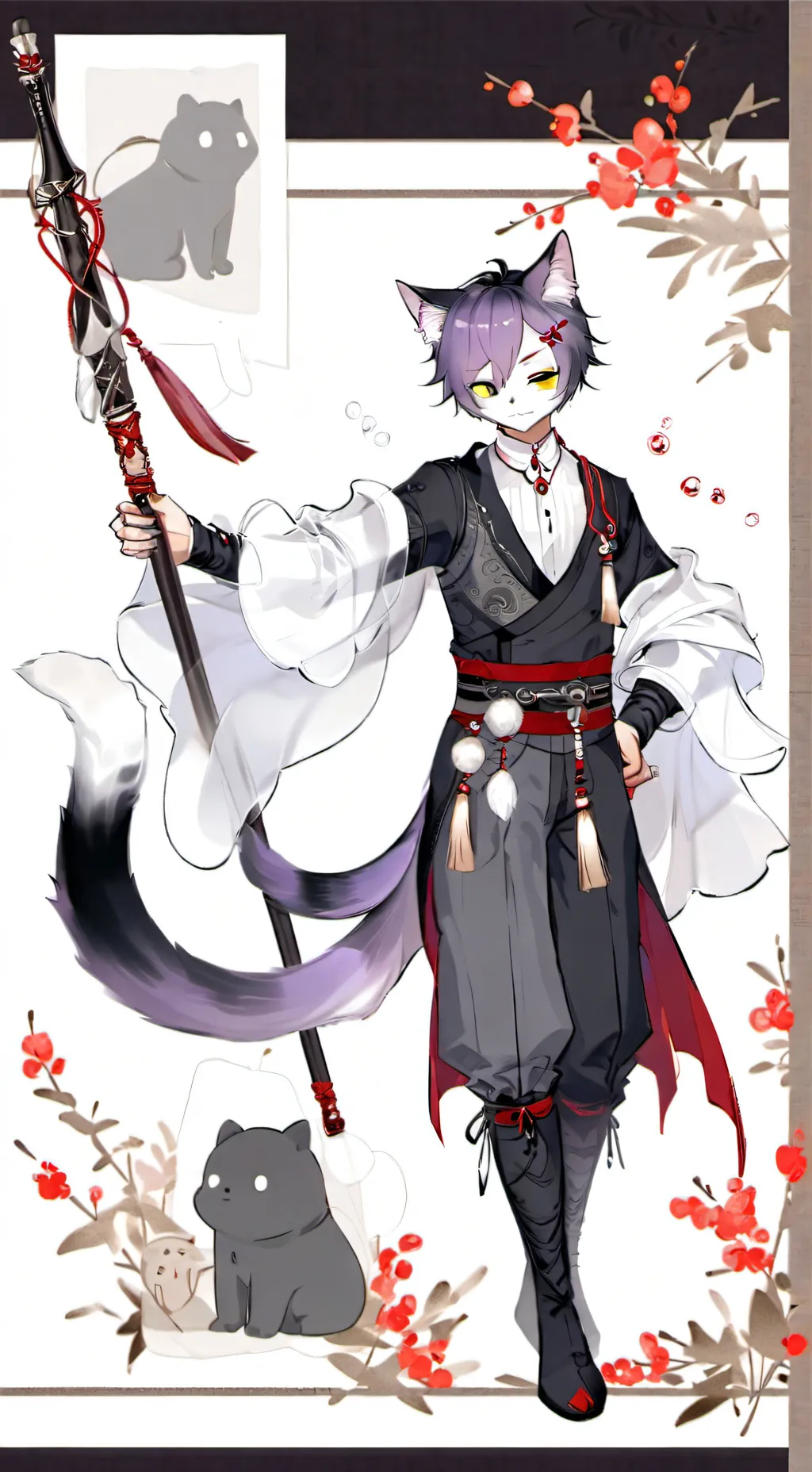 ai character: catnap x catday background