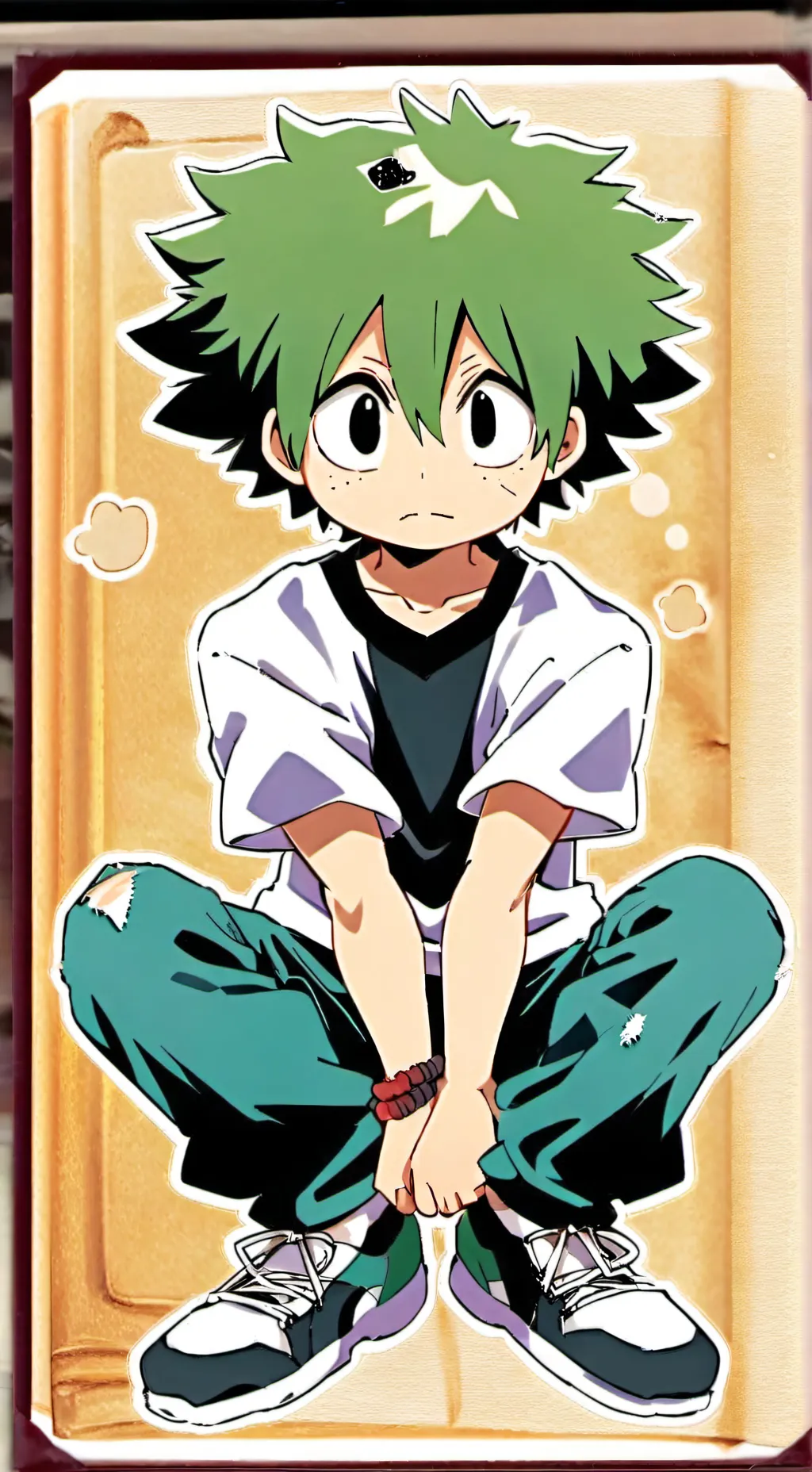 ai character: MHA but U BABY background
