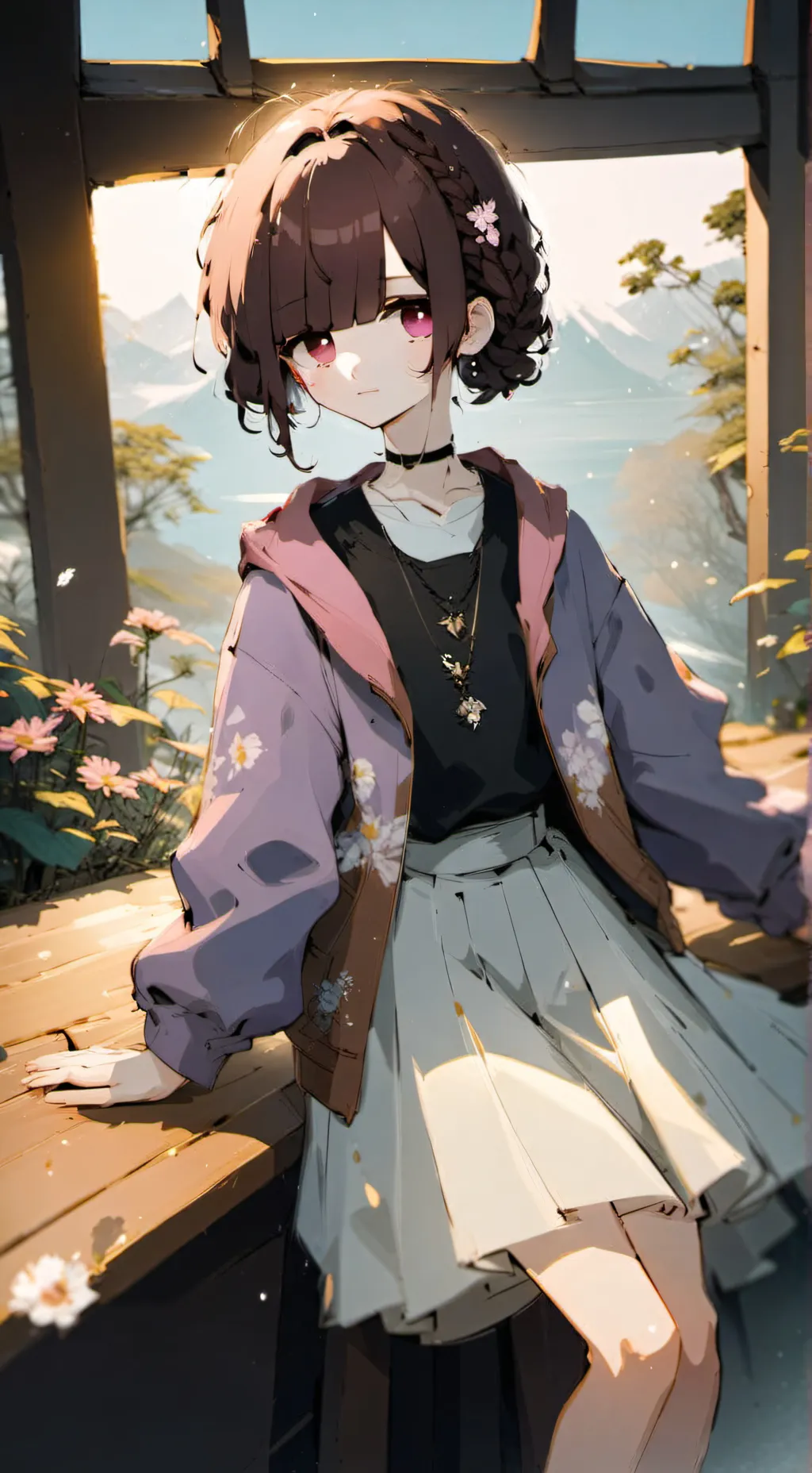 ai character: •~Emi fugotori~• background