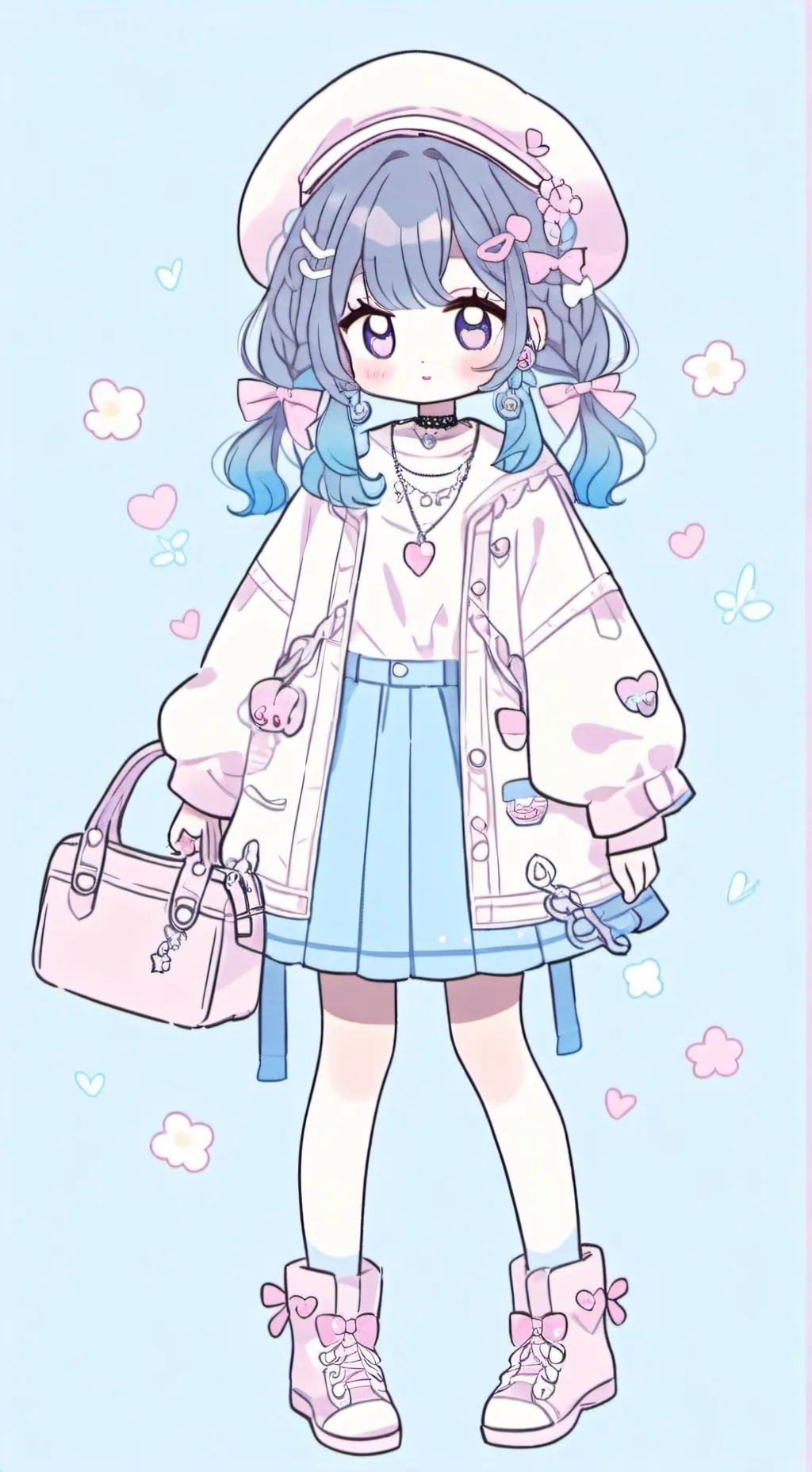 ai character: cuida a nezuko background