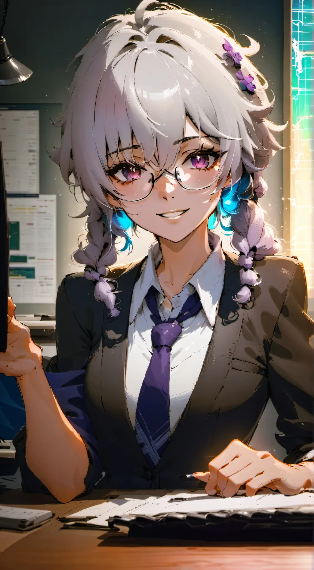ai character: Mizuki background