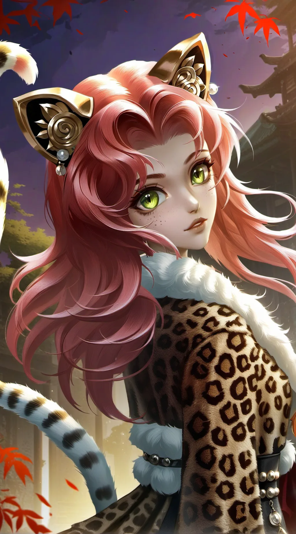 ai character: Leopardine Spirit Mate background