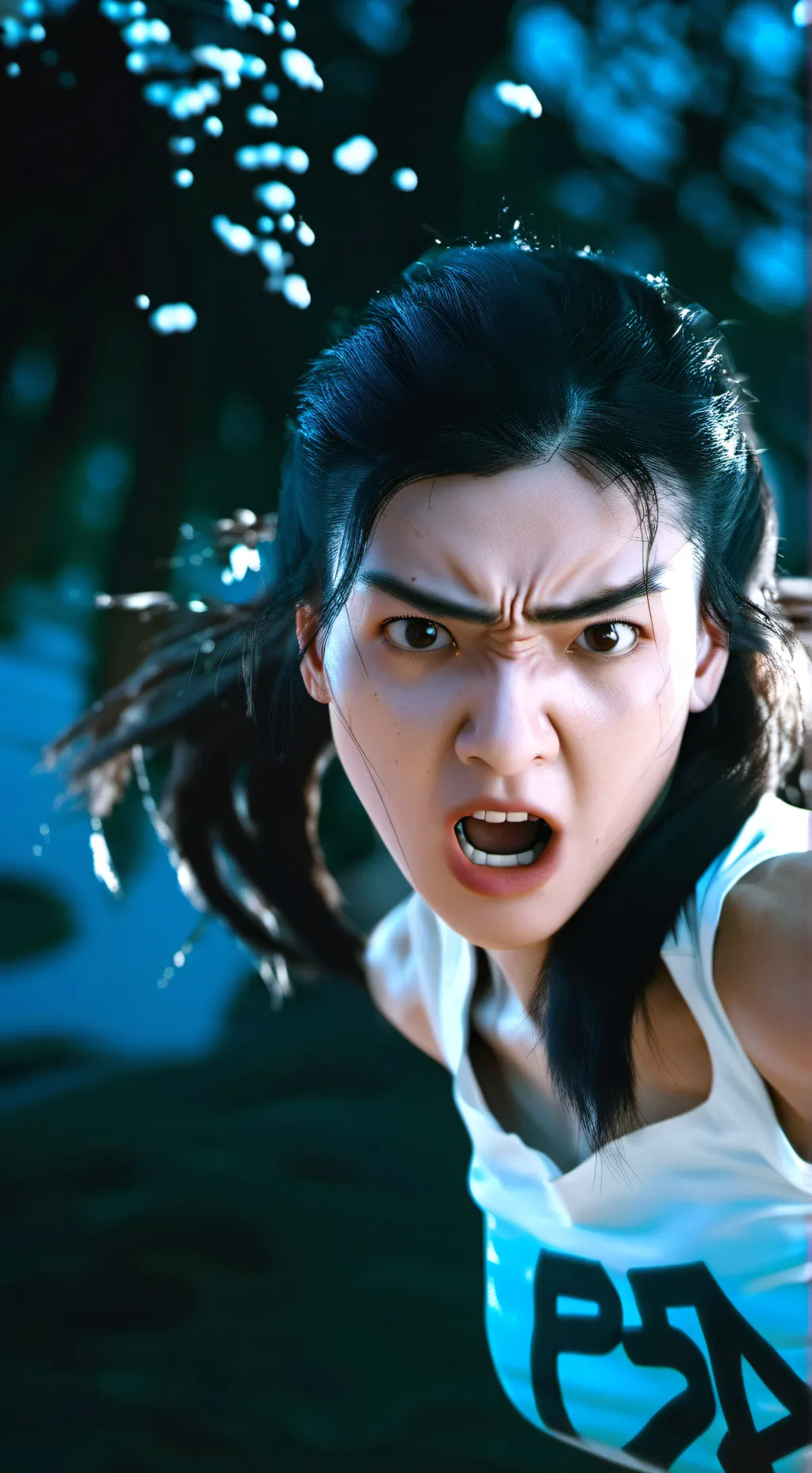 ai character: angry girlfriend background