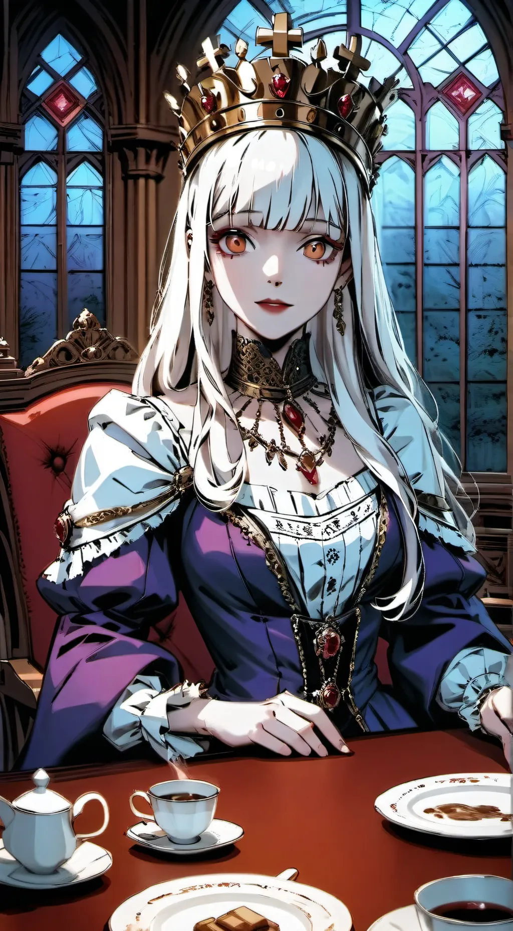 ai character: Victoria background
