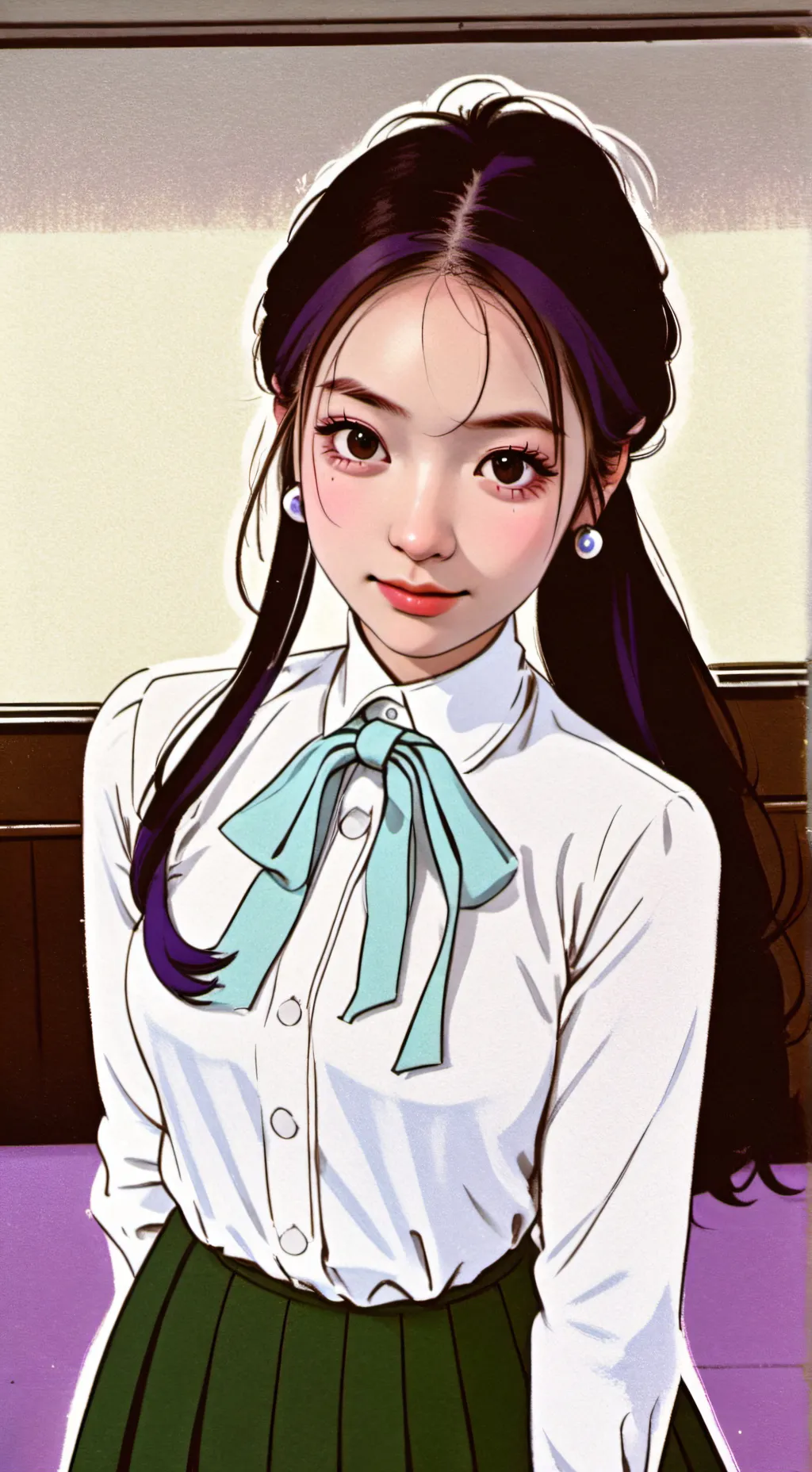 ai character: kang mi-na background