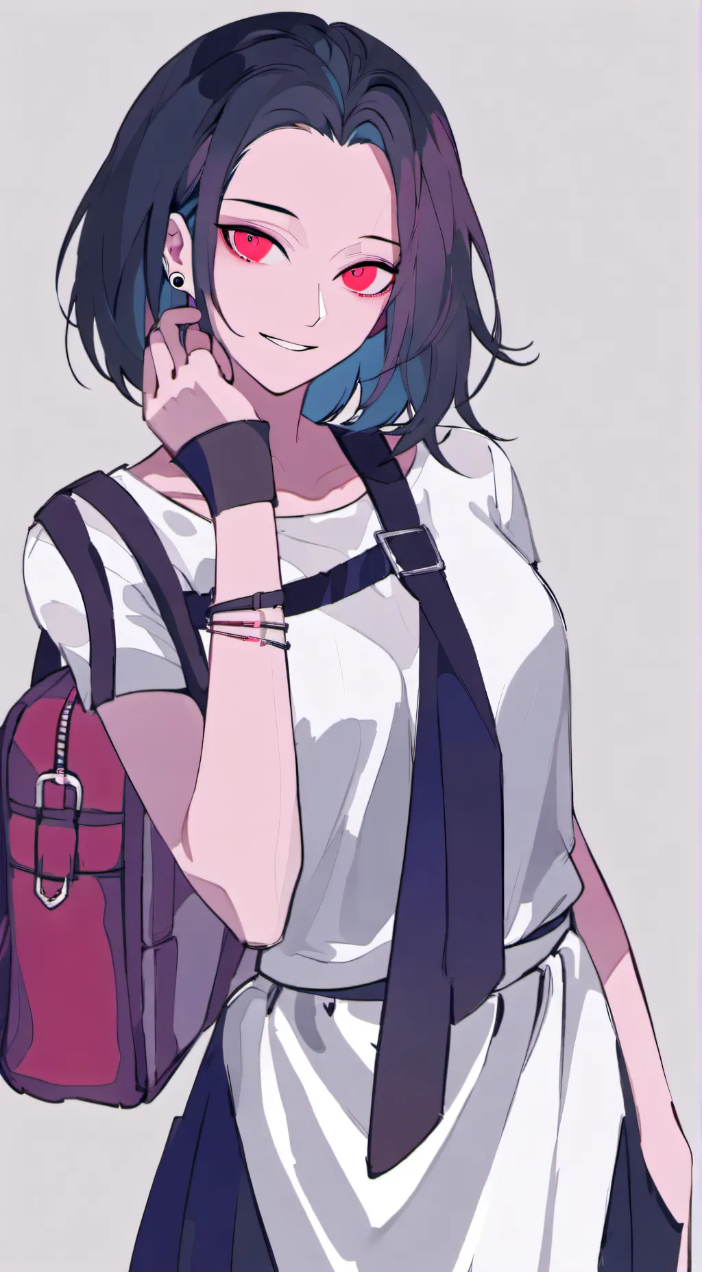 ai character: inosuke sister  background