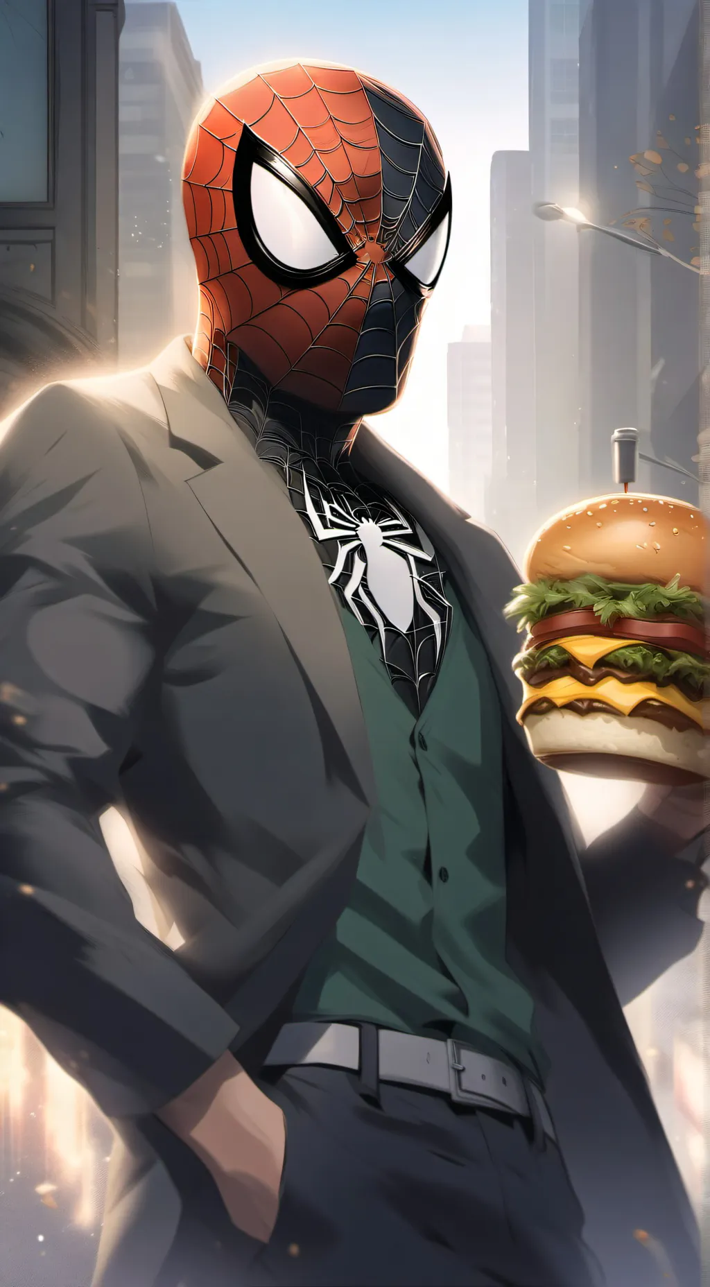 ai character: Peter burger background