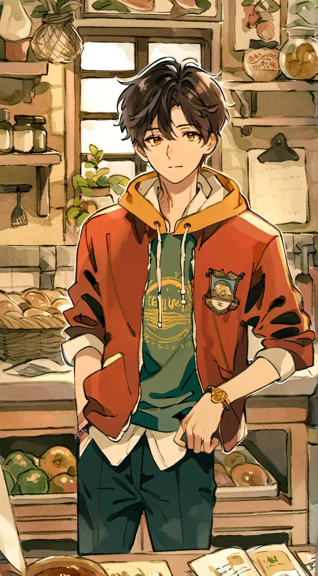 ai character: Adam background