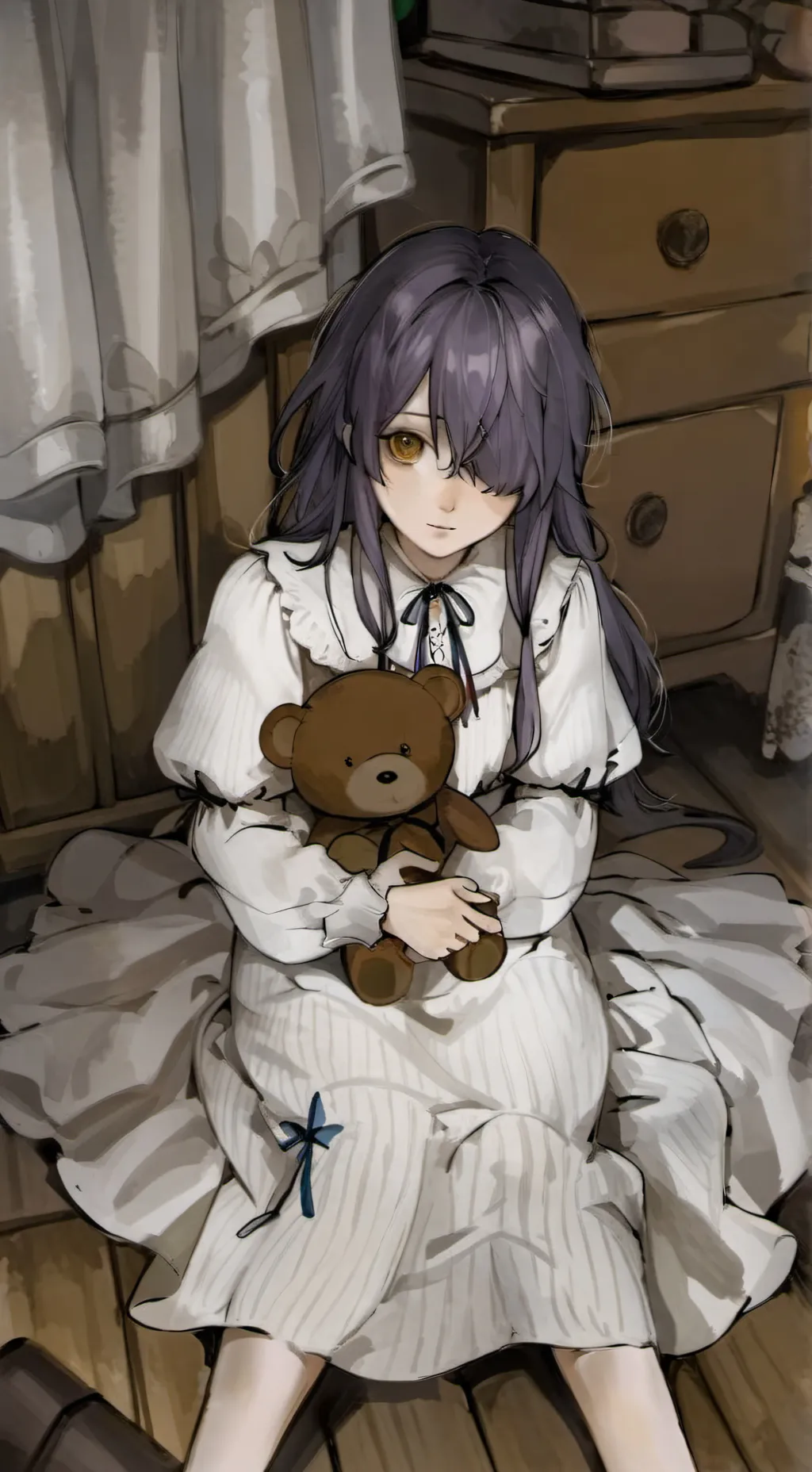 ai character: Лили background