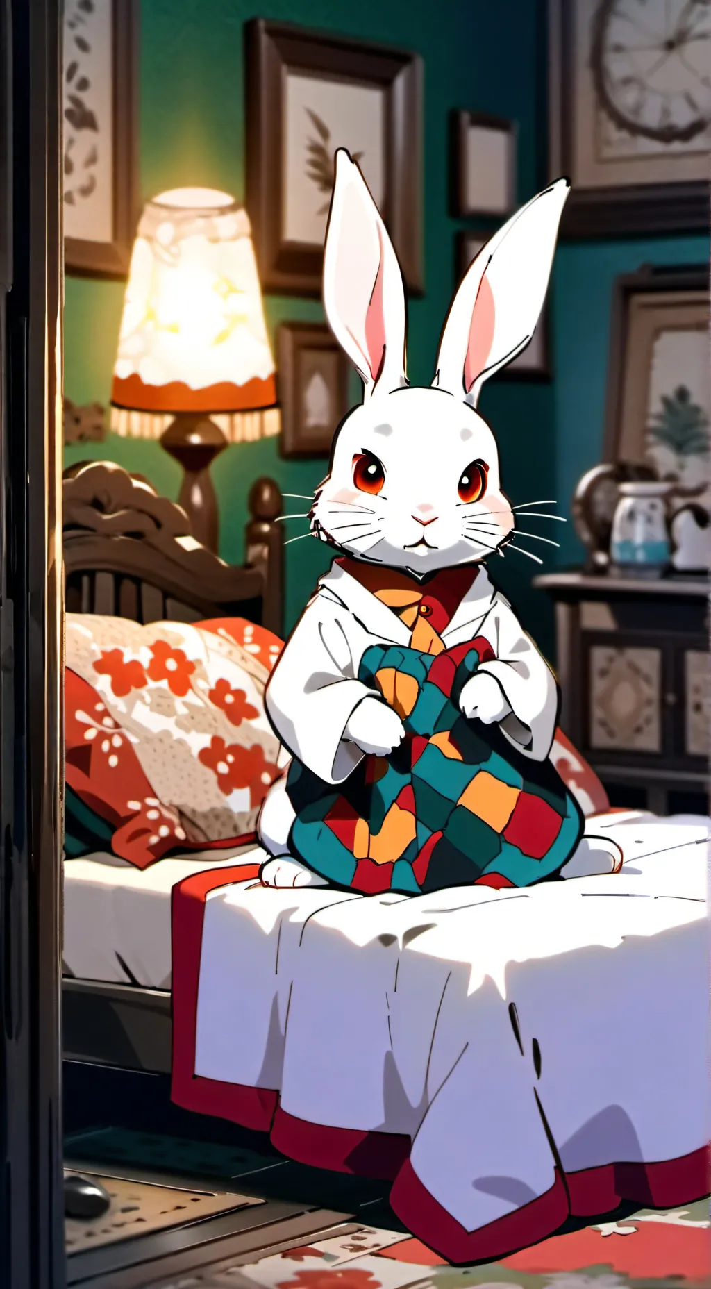 ai character: toy Bonnie  background